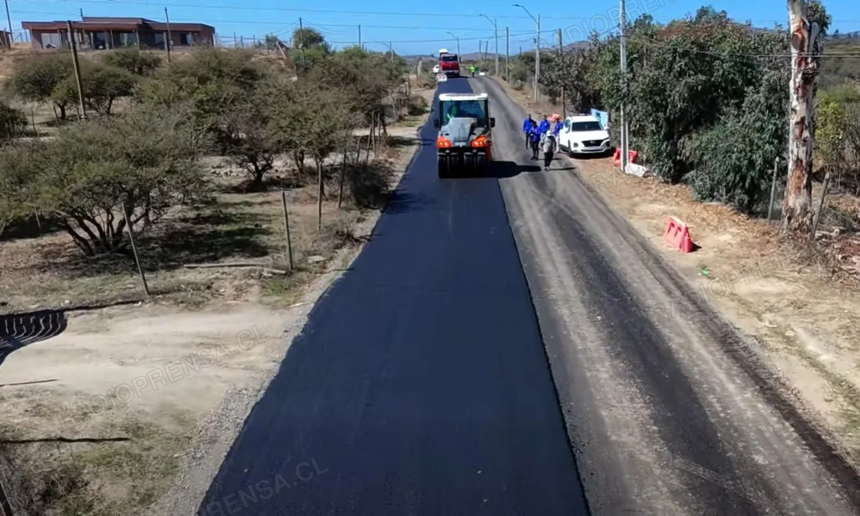 Se inició reparación de Camino Las Golondrinas en San pedro tras gestiones municipales ante Vialidad