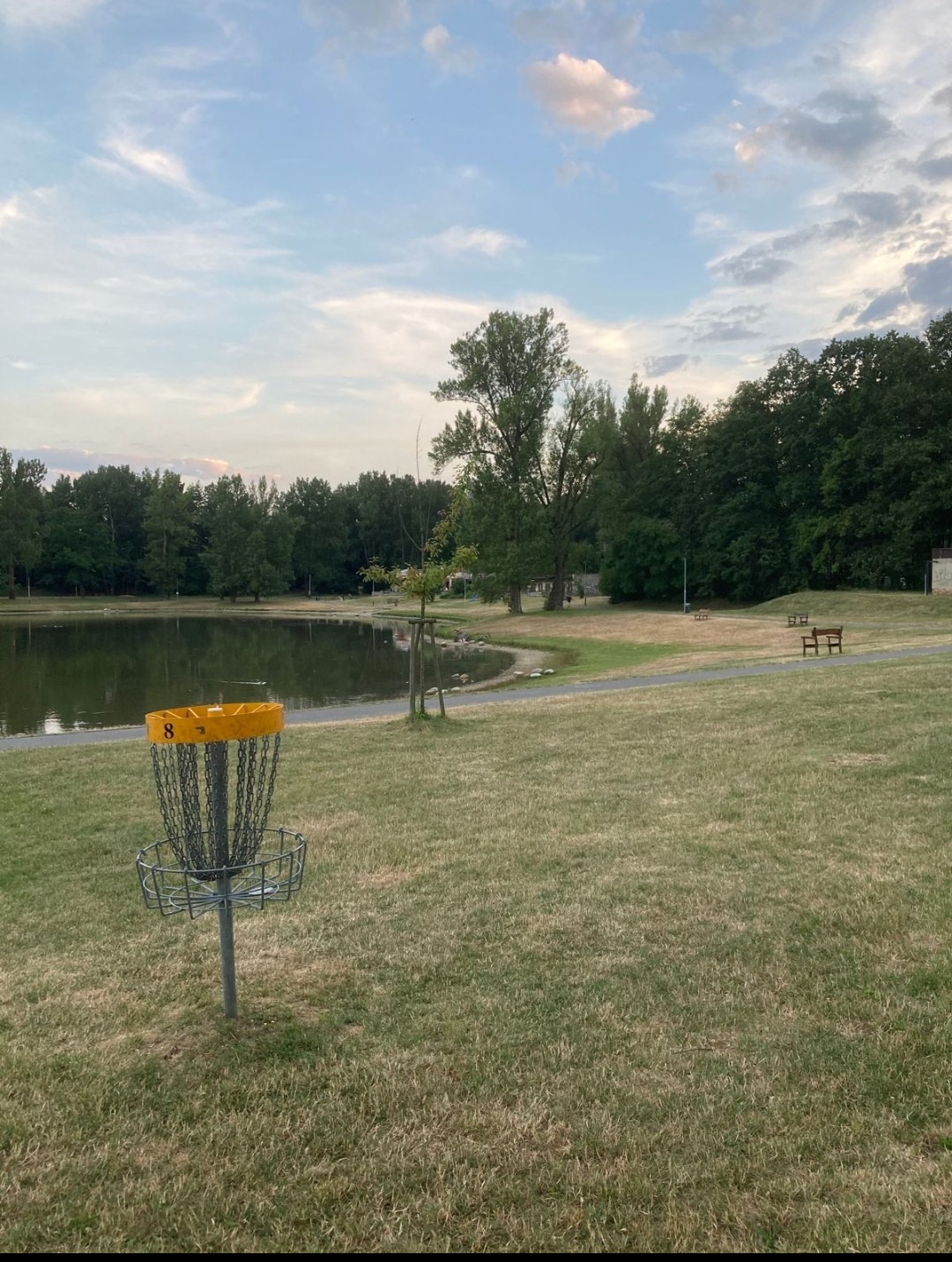Discgolf park Laguna disc golf course in Přerov, Olomoucký kraj