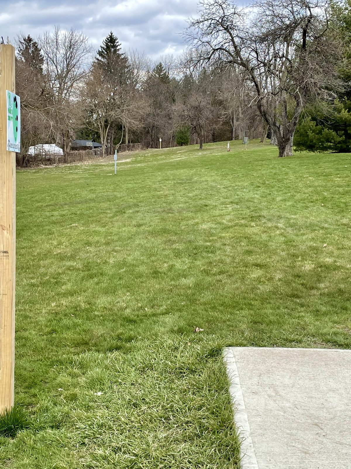 Silver Lake Park disc golf course in Fenton, Michigan