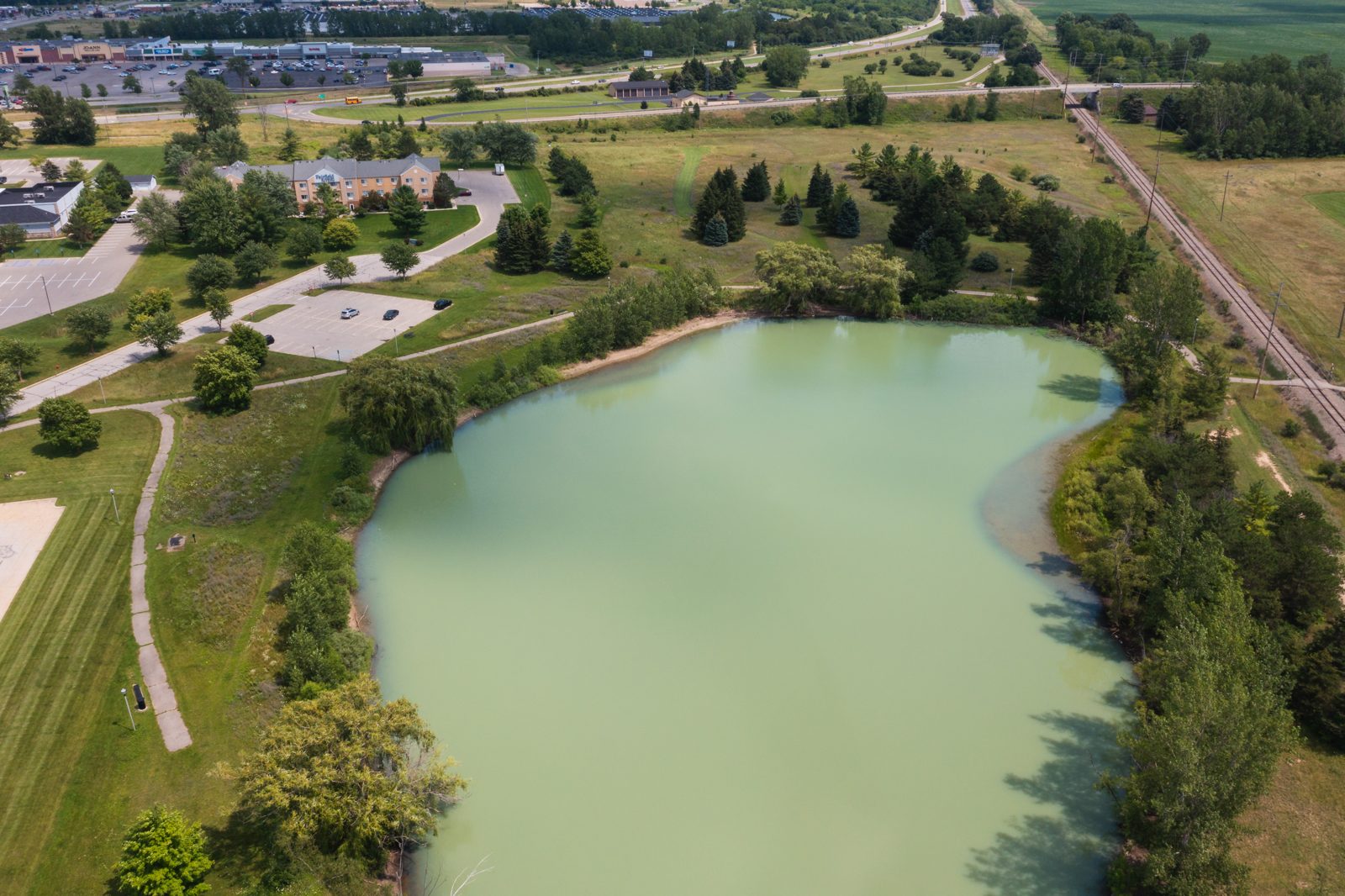 Central Michigan University disc golf course in Mount Pleasant, Michigan