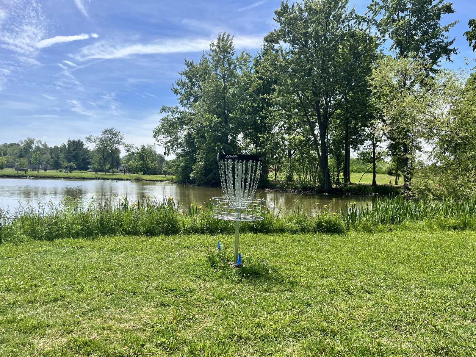 Beverly Park disc golf course in Beverly Hills, Michigan