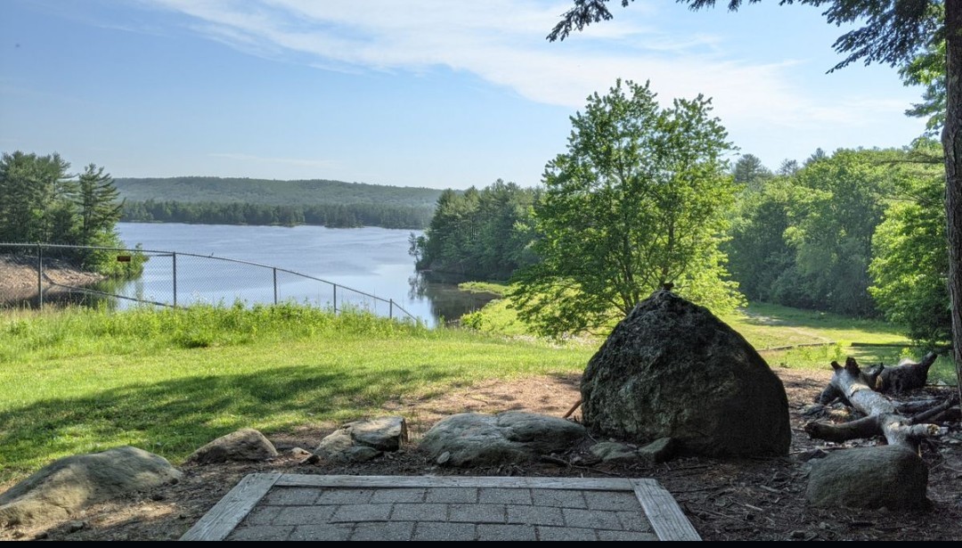 Tully Lake disc golf course in Royalston, MA