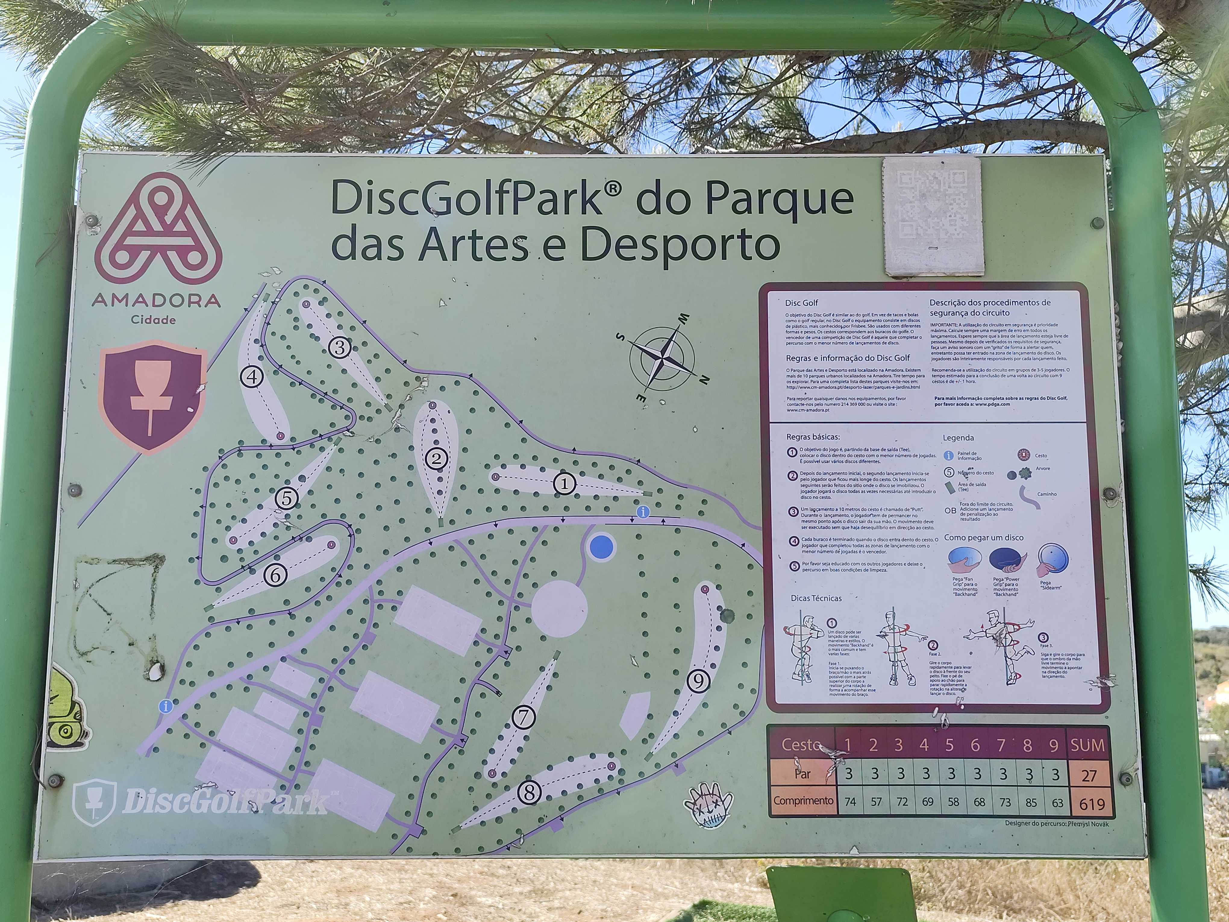 DiscGolfPark - Amadora disc golf course in Amadora, Lisboa