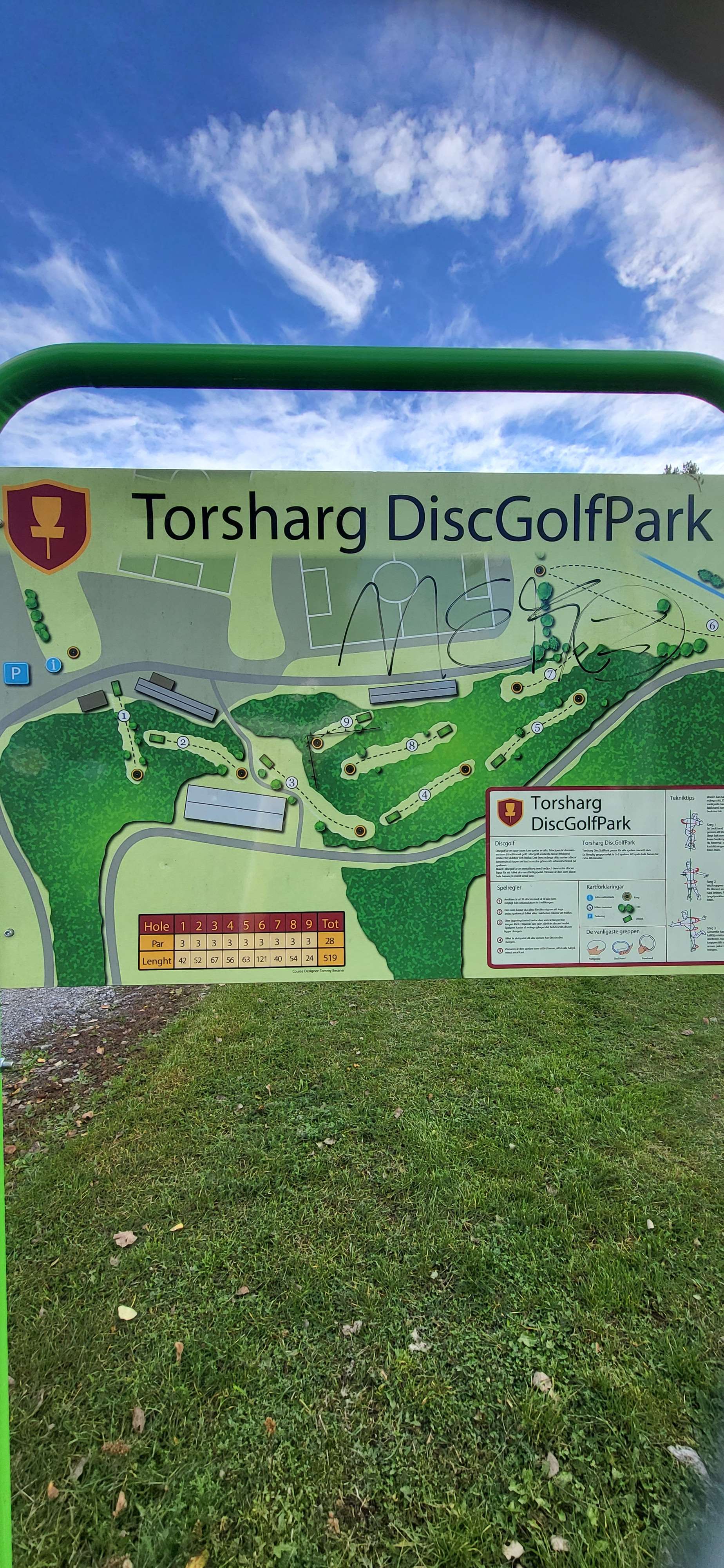 torsharg discgolf park disc golf course in Södermanlands län, Södermanlands län