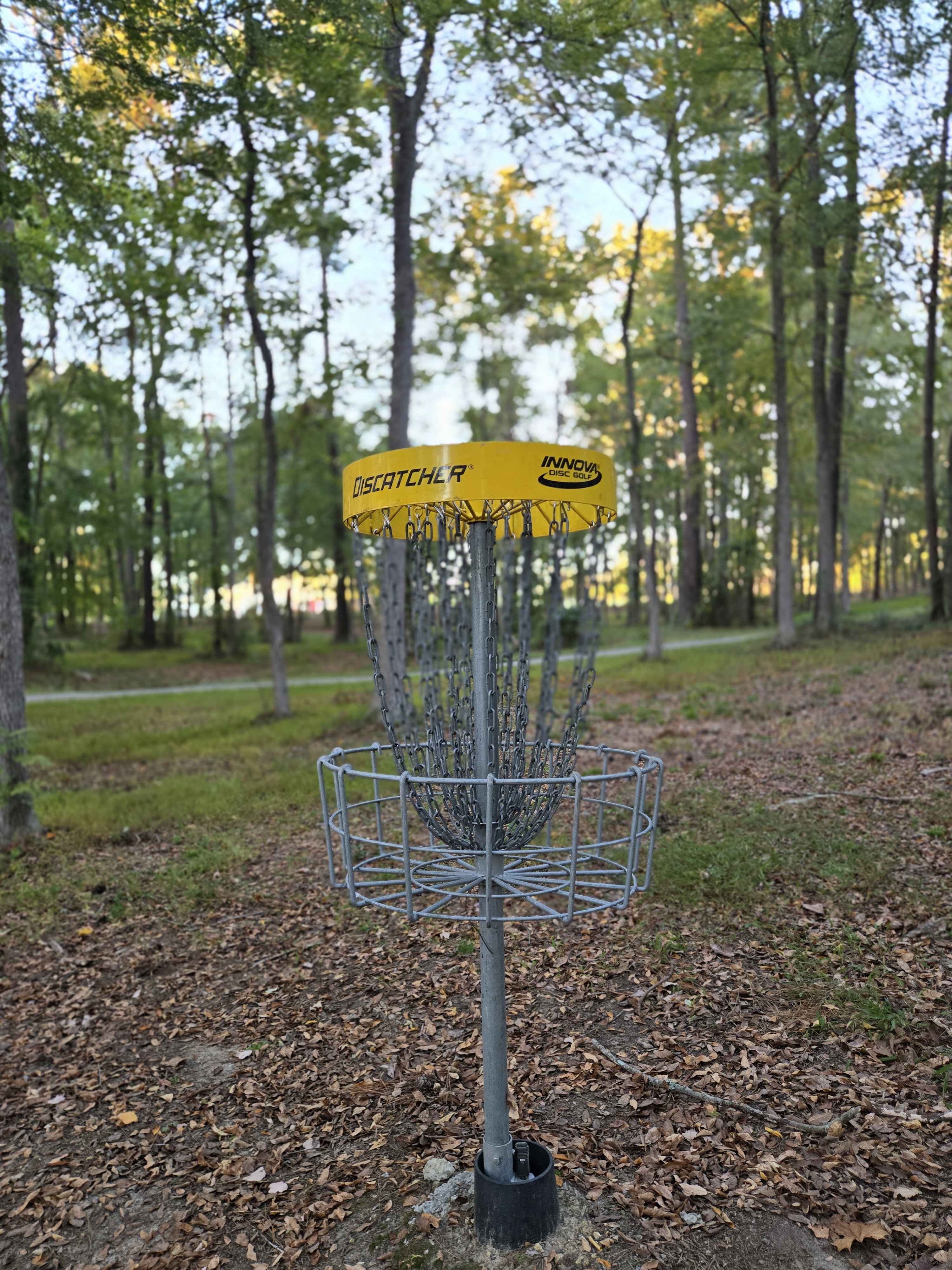Barber Park disc golf course in Greensboro, NC
