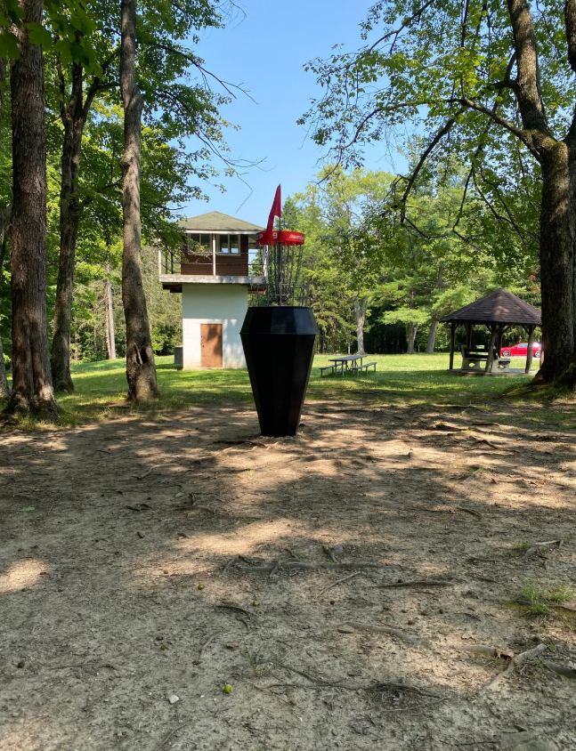 Black Diamond at Emery Park disc golf course in South Wales, New York