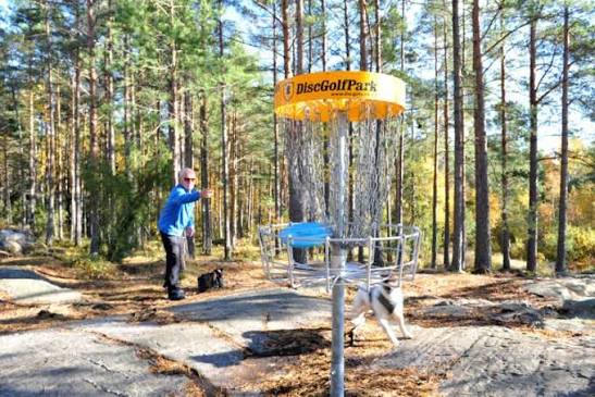 Taalintehdas DiscGolfPark disc golf course in Taalintehdas, Southwest Finland