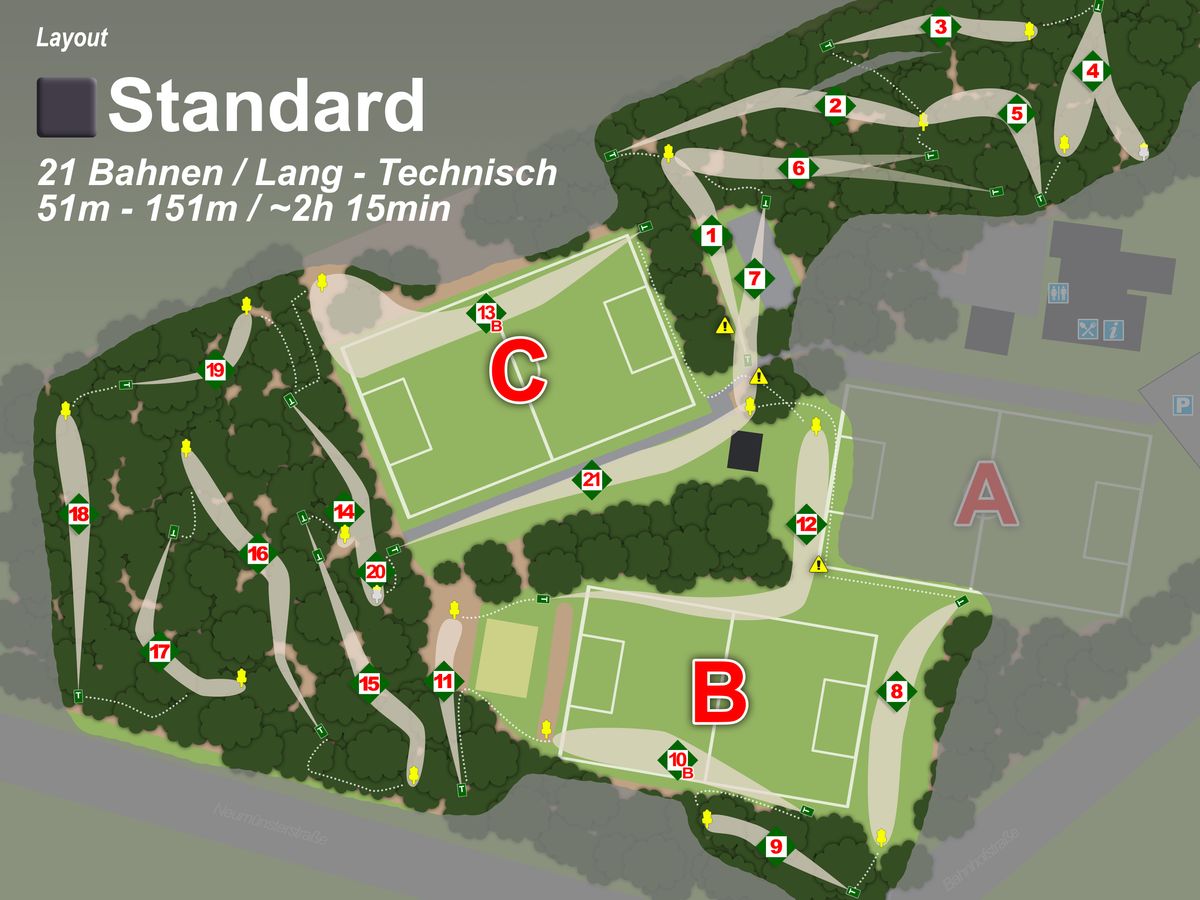 Boostedt Disc Golf Center disc golf course in Boostedt, Schleswig-Holstein