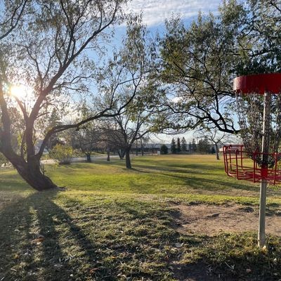Norwester disc golf course in Edmonton, Alberta