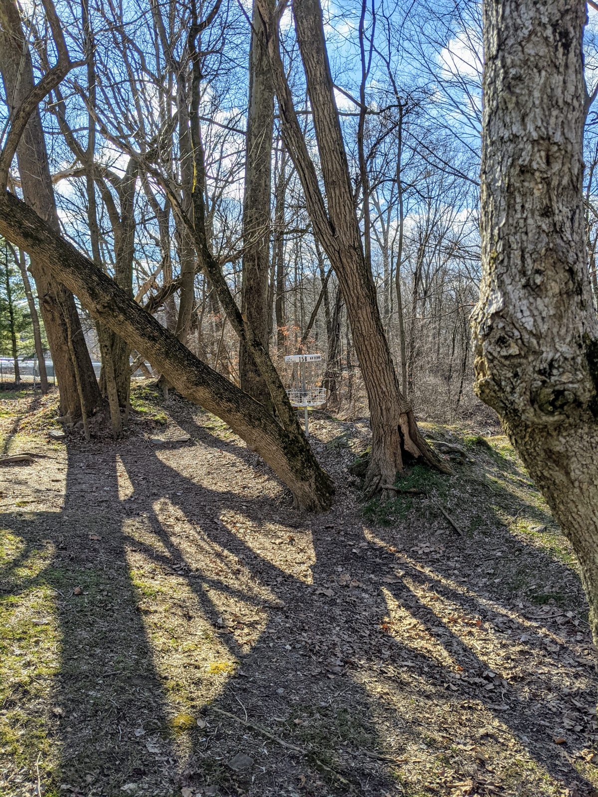 Anson B. Nixon Park disc golf course in Kennett Square, Pennsylvania