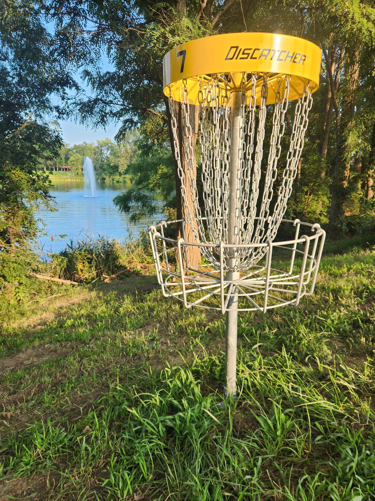 Lakeland Park disc golf course in Chesterton, Indiana