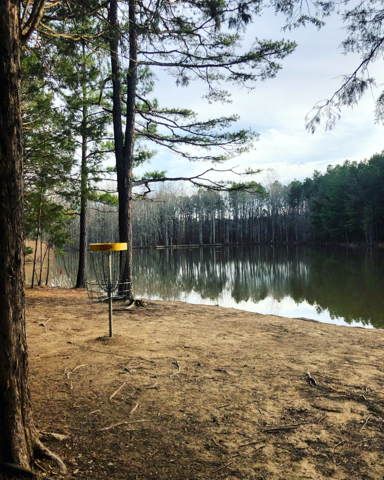 The Scrapyard DGC disc golf course in Matthews, North Carolina