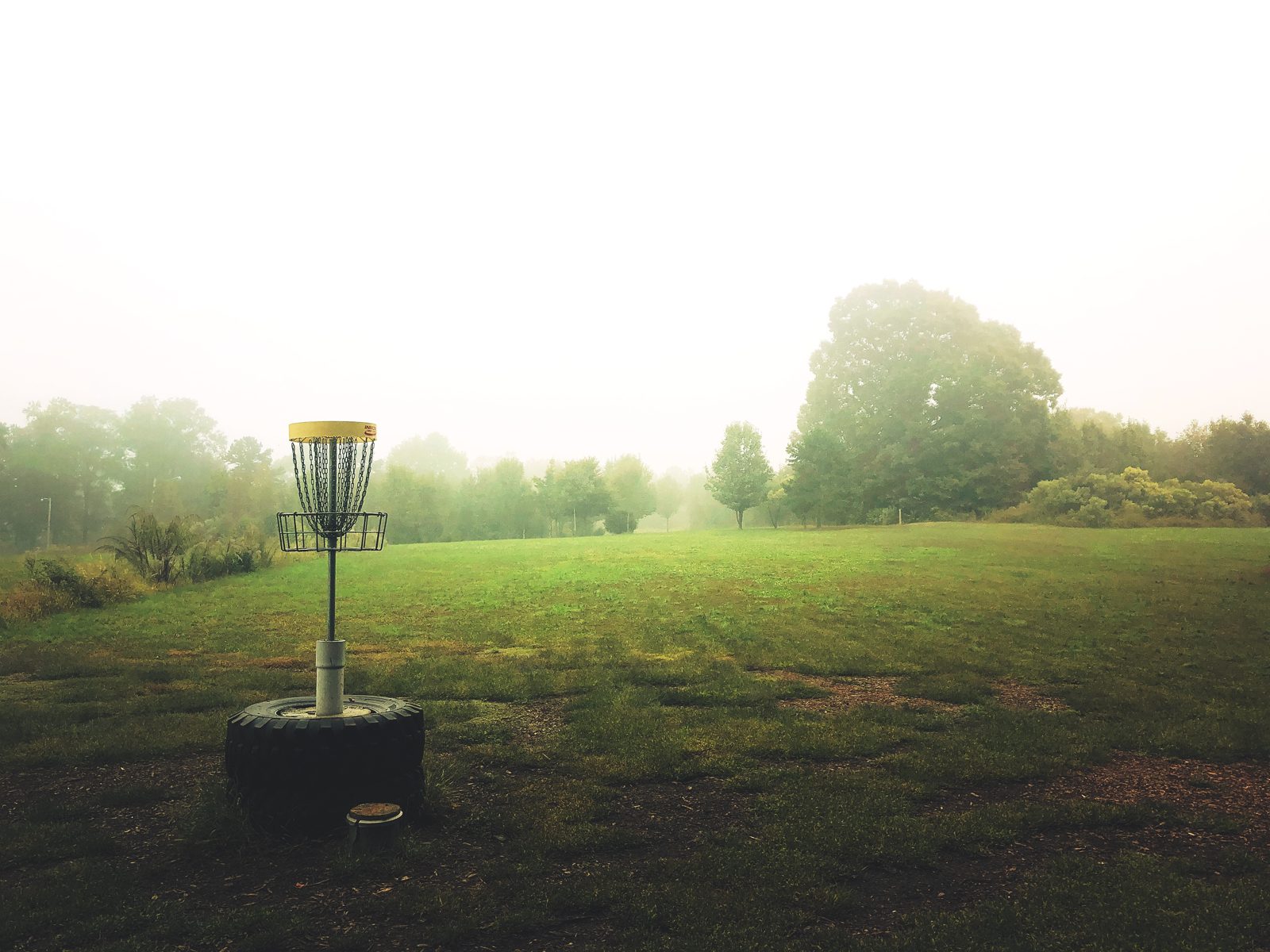Dry Creek at SPCC disc golf course in Monroe, North Carolina