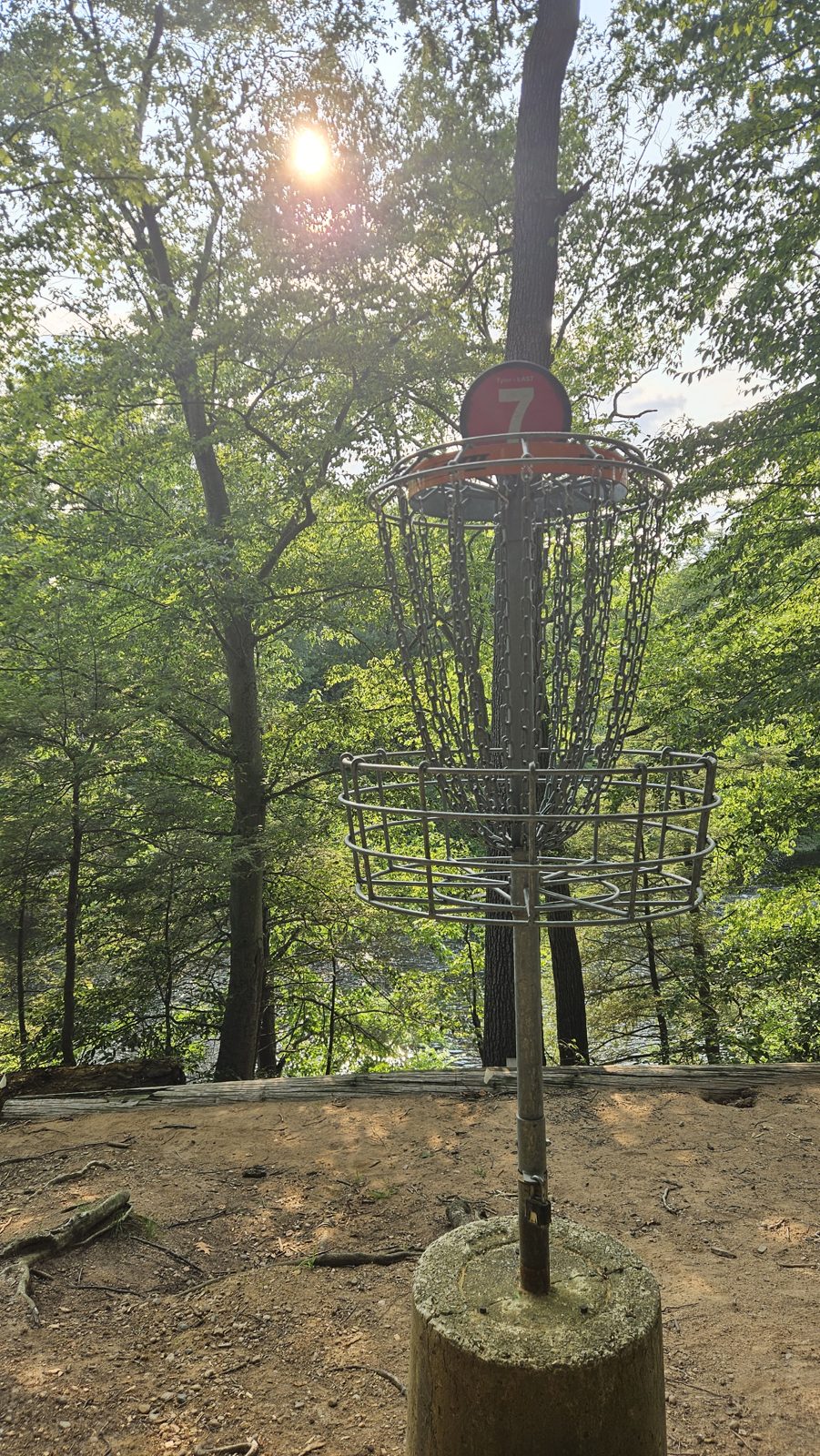 Tyler State Park DGC disc golf course in Newtown, Pennsylvania