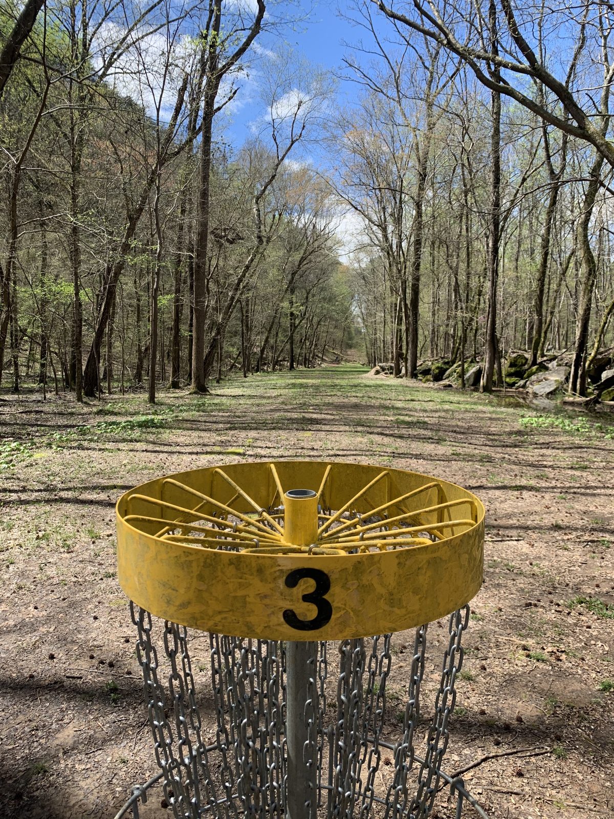 Etowah disc golf course in Cartersville, Georgia