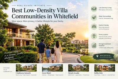 Luxury Low-Density Villas Whitefield, Bangalore: Top Communities