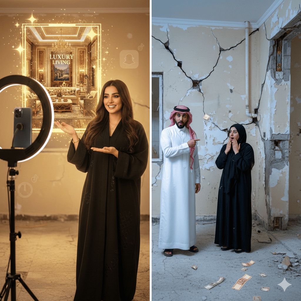 Real Estate Influencer Fraud in Saudi Arabia 2025: How to Protect Yourself from Cardboard Villas and Quick Wealth Illusions