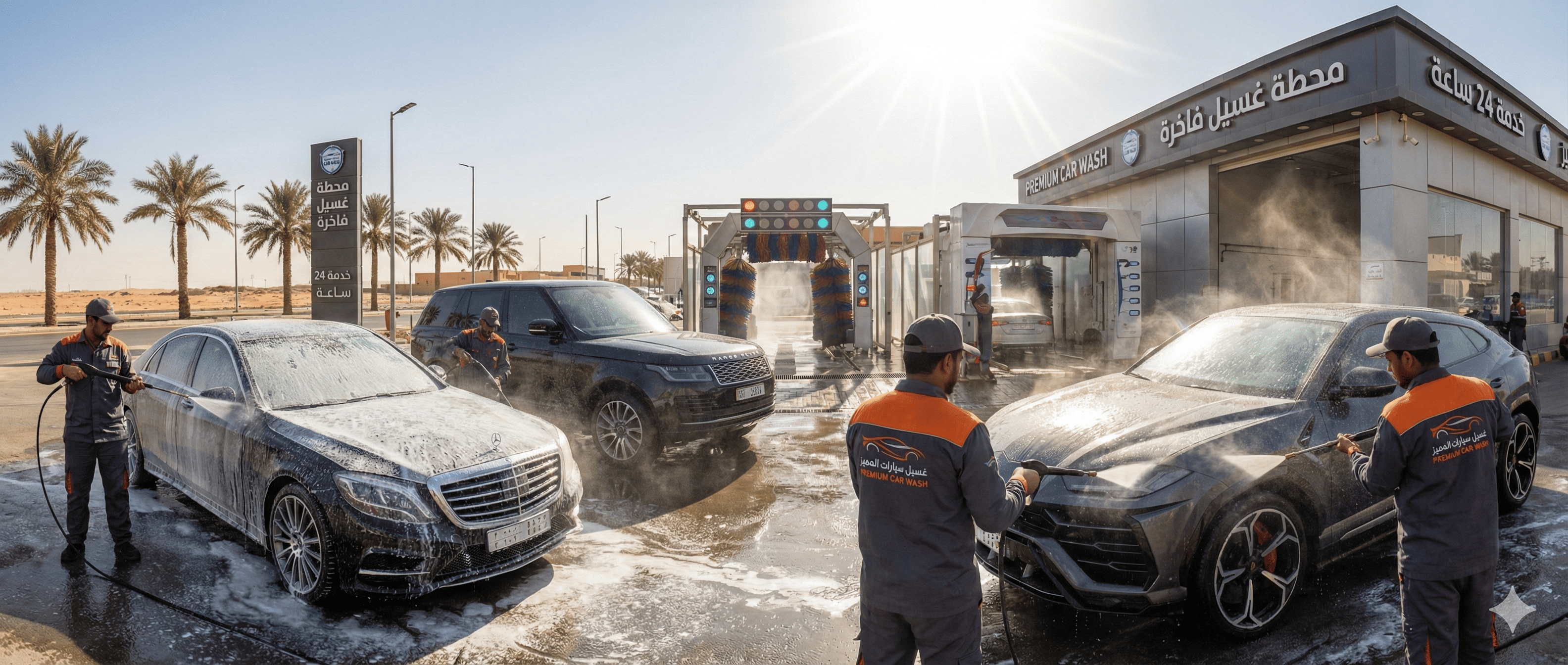 دليل مشروع مغسلة السيارات في السعودية 2025: الاشتراطات الجديدة، المعدات، التكاليف، والأرباح المتوقعة