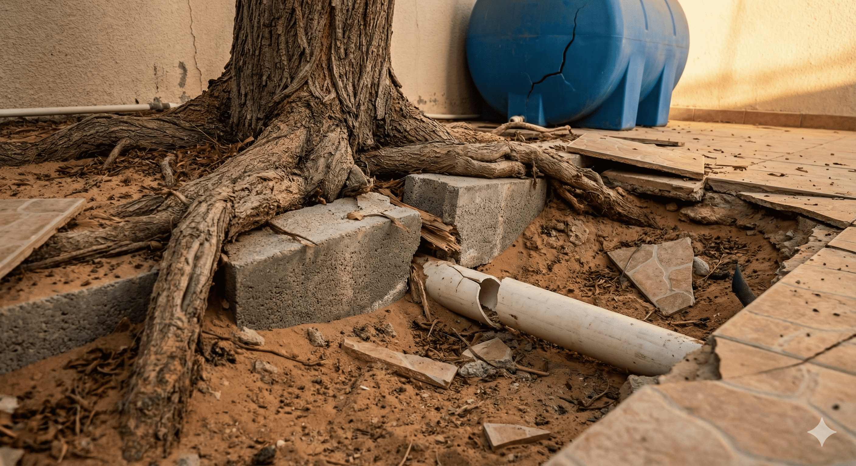 أضرار شجر الفيكس والكونوكاربس في السعودية 2025: الجذور المدمرة، المسؤولية القانونية، التعويض، وقرارات الحظر الرسمية