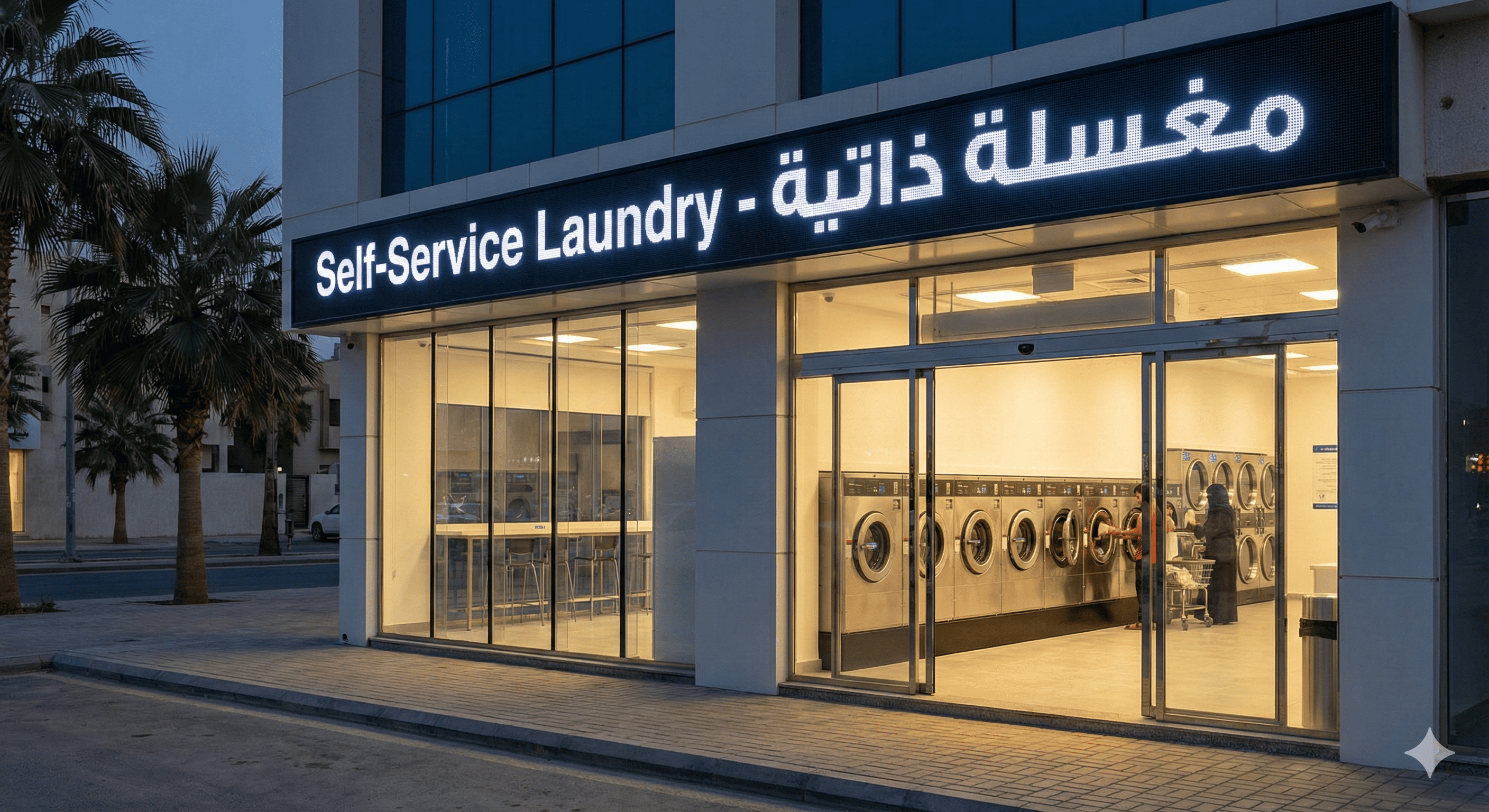 مشروع مغسلة الملابس الذاتية في السعودية 2026: دليلك الشامل للاستثمار والتشغيل بأنظمة الدفع الذكية