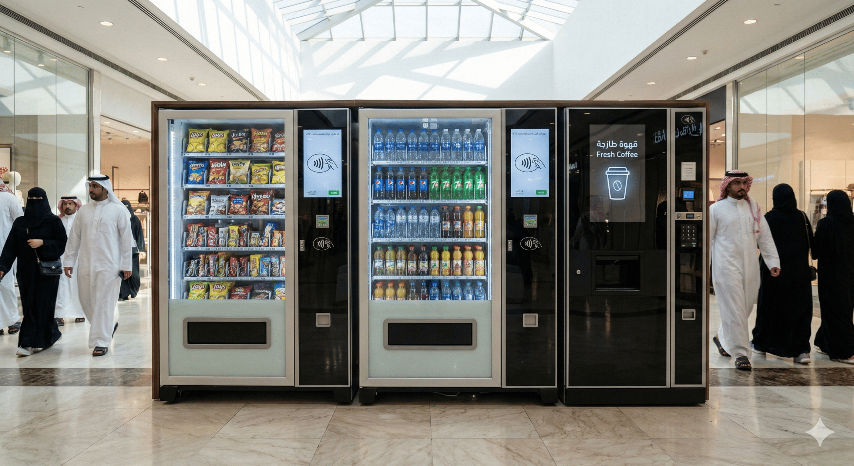 مشروع مكائن البيع الذاتي في السعودية 2026: دليلك الشامل من الشراء للأرباح مع الموردين والتراخيص