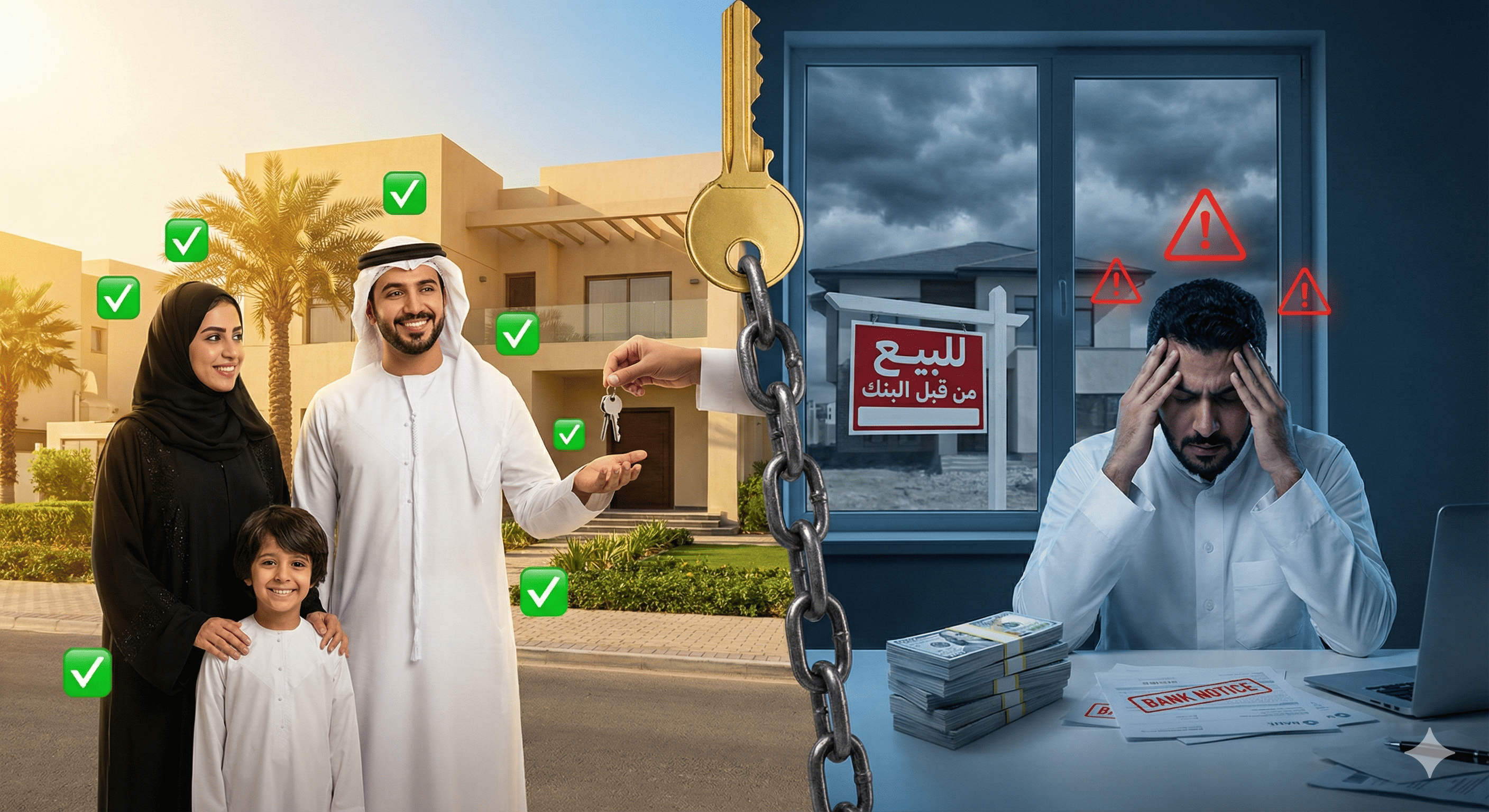 التمويل العقاري: متى يكون نعمة ومتى يتحول إلى كارثة؟ دليل شامل 2026