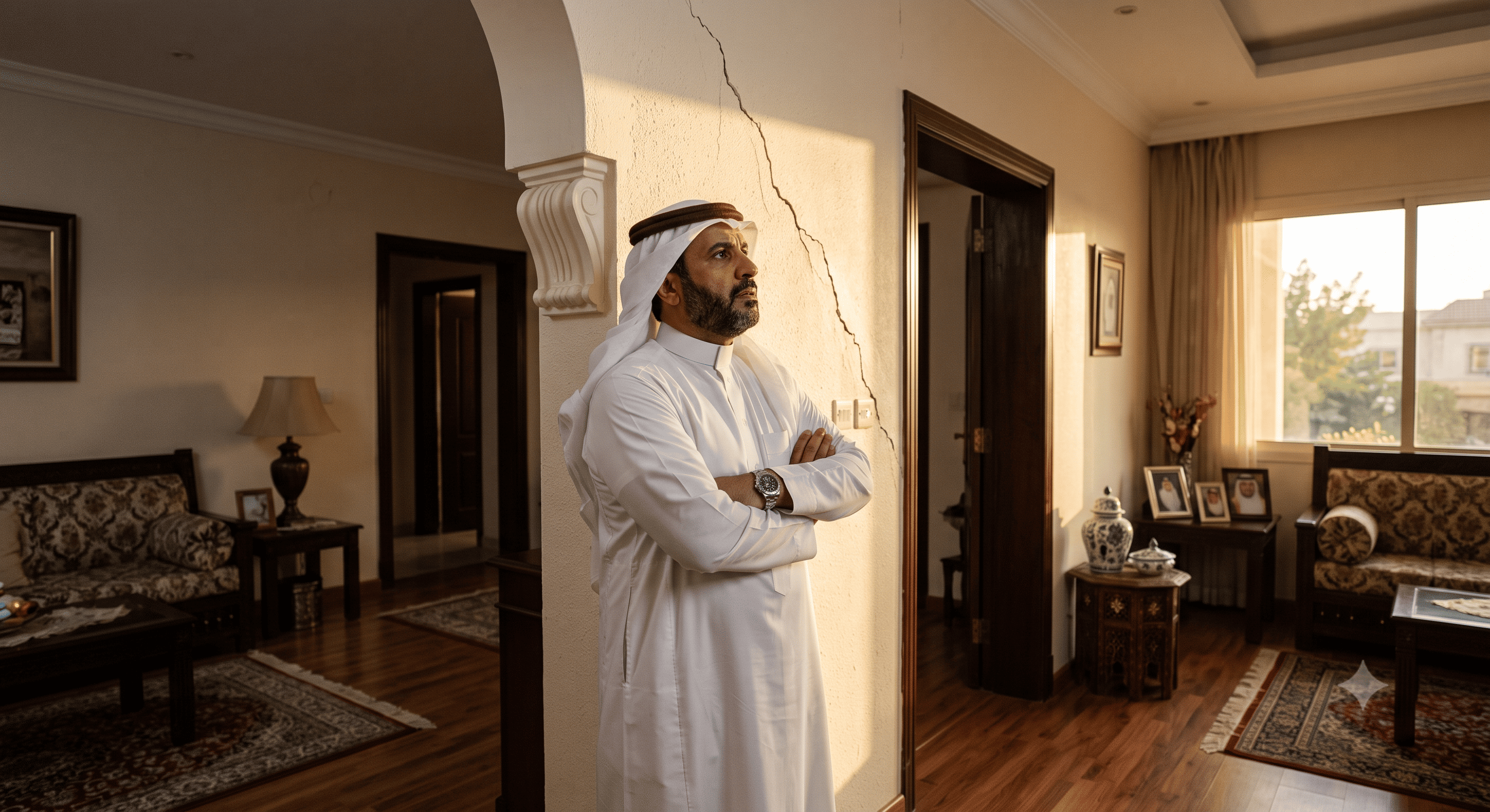 علامات تدل على وجود مشاكل إنشائية في منزلك: كيف تكتشفها مبكراً قبل أن تتحول لكارثة؟ دليل مبسط لغير المختصين
