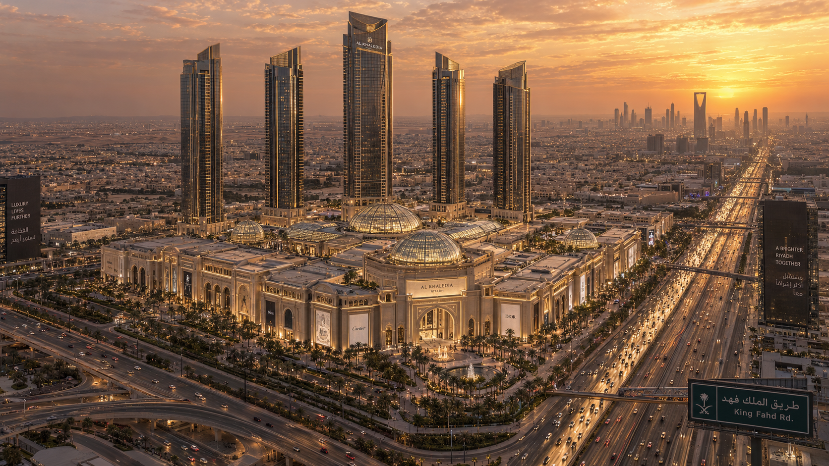 الأفنيوز الرياض بالتفصيل 2026: مشروع الـ 7 مليارات في الملقا — 8 أحياء تسوق و5 أبراج ووالدورف أستوريا وكونراد، ومتى يفتتح وكيف توصل له؟