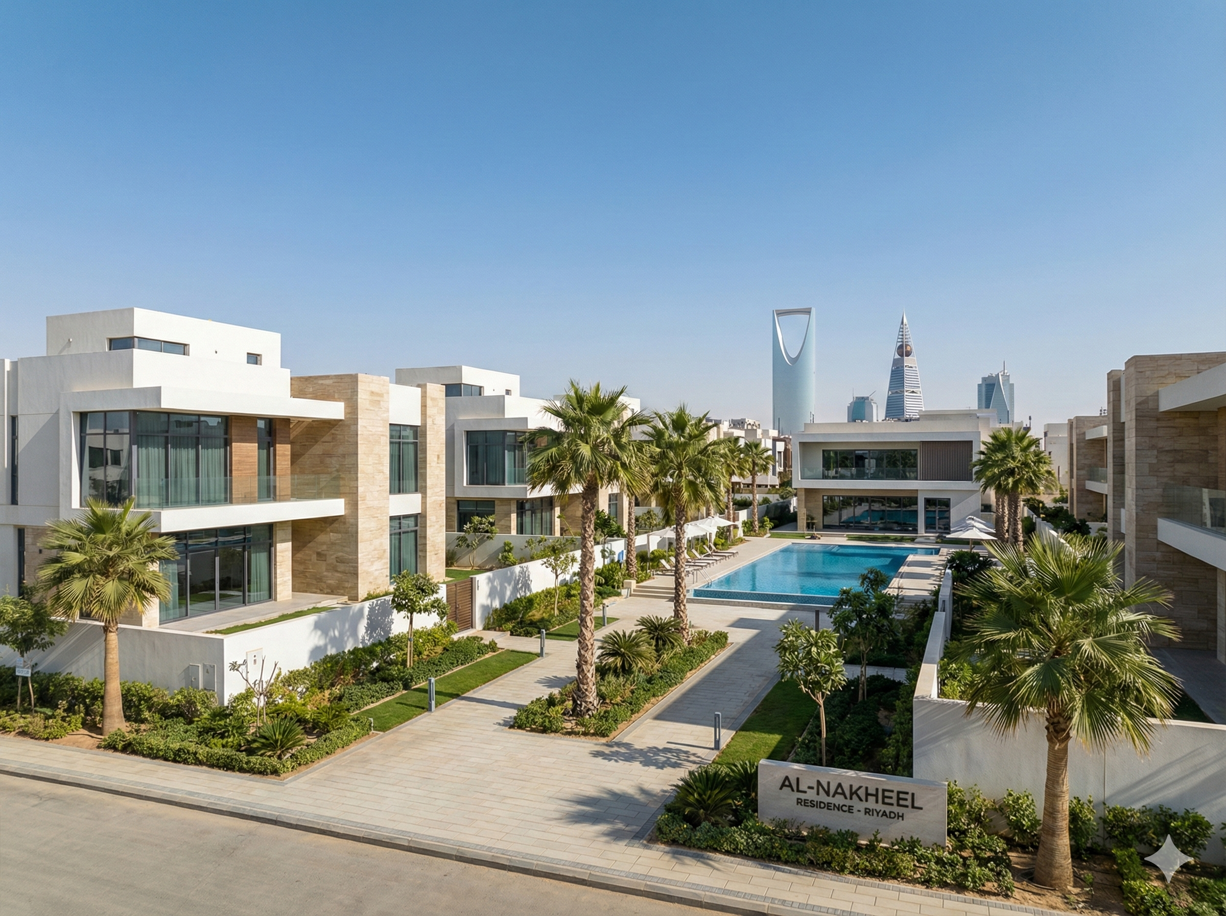 مجمع سكني حديث في الرياض