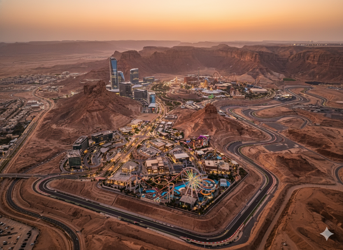 Six Flags Qiddiya City theme park