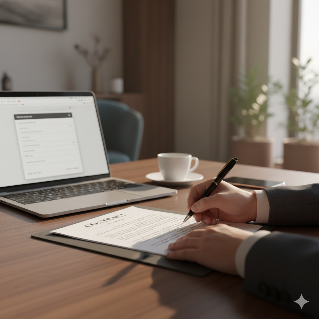 Signing Brokerage Contract Electronically