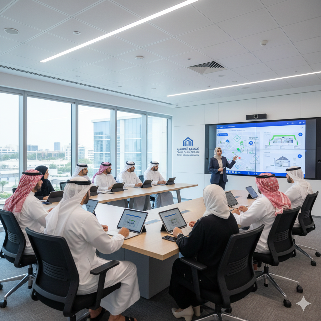 التدريب في المعهد العقاري السعودي