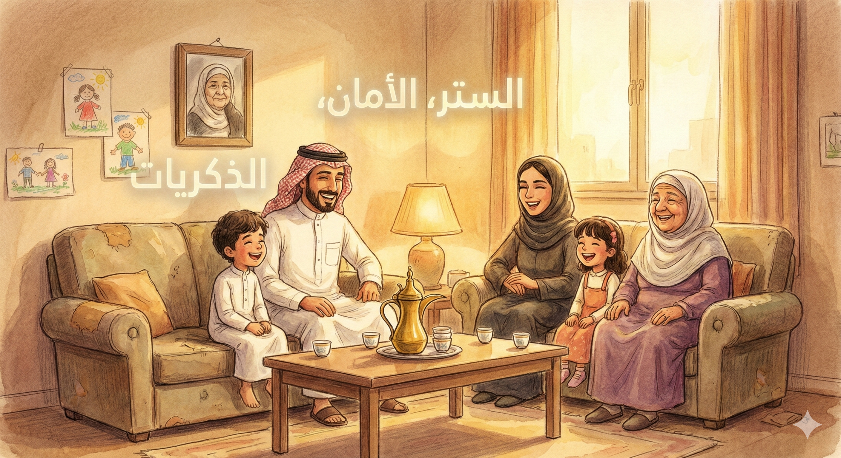 الامتنان السكني: التركيز على نعم الستر والأمان والذكريات