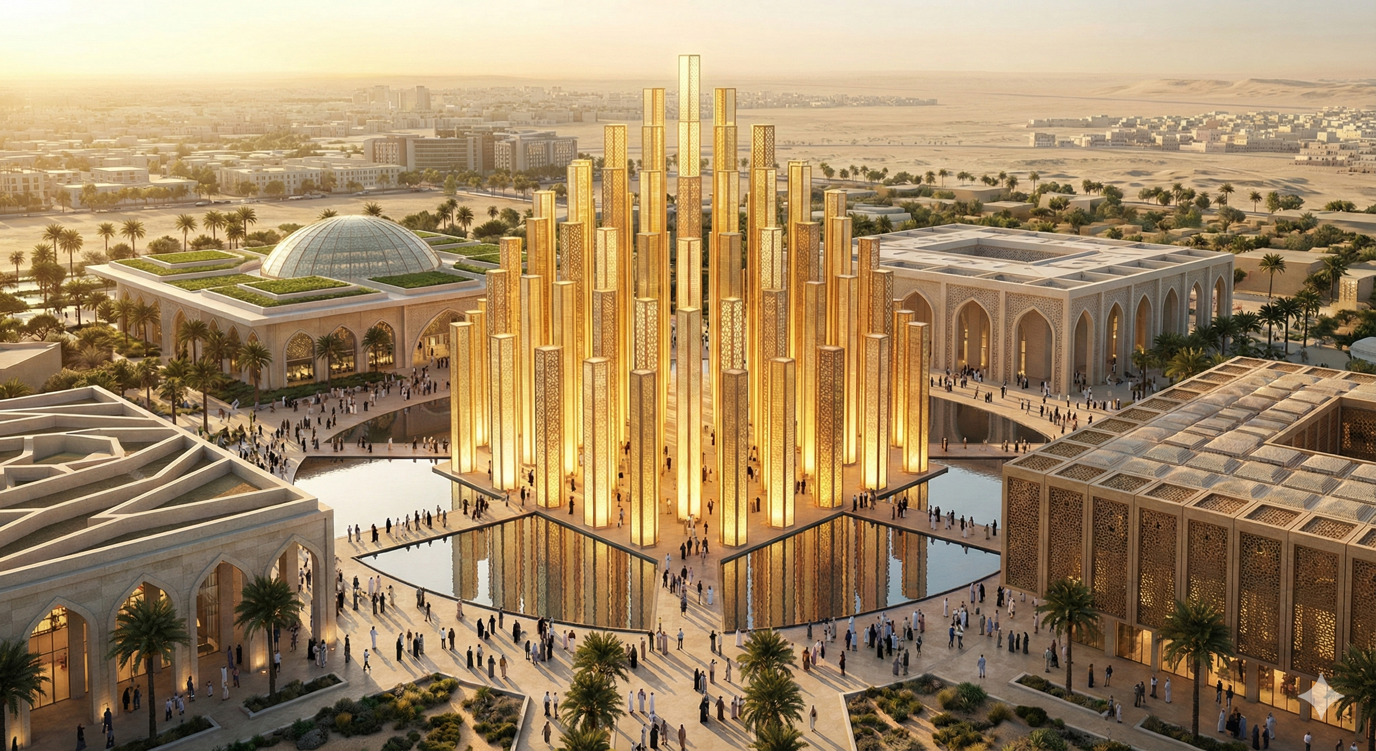 Riyadh Expo 2030 Central Landmark - 195 Pillars