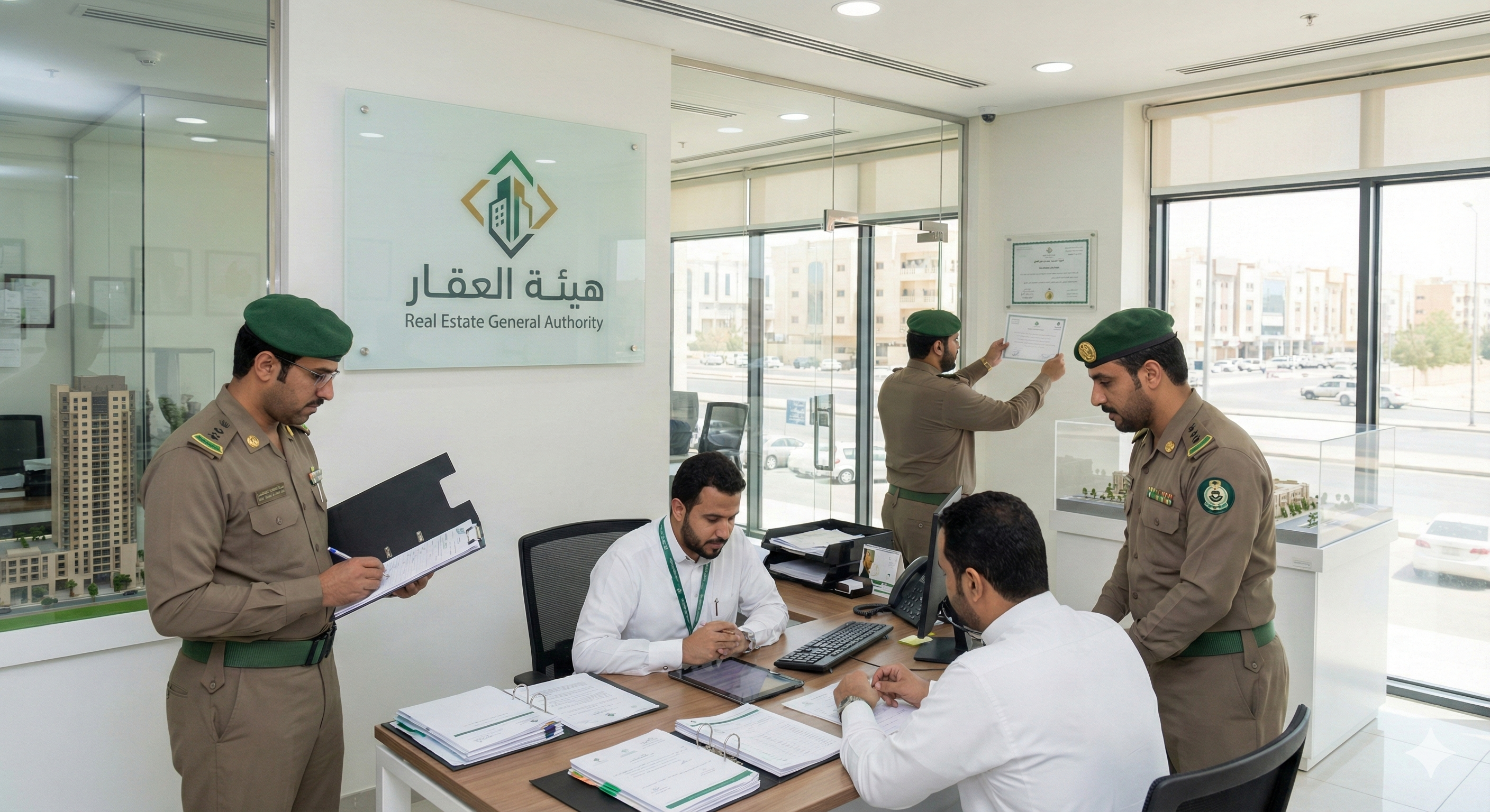 جولات تفتيشية على المكاتب العقارية