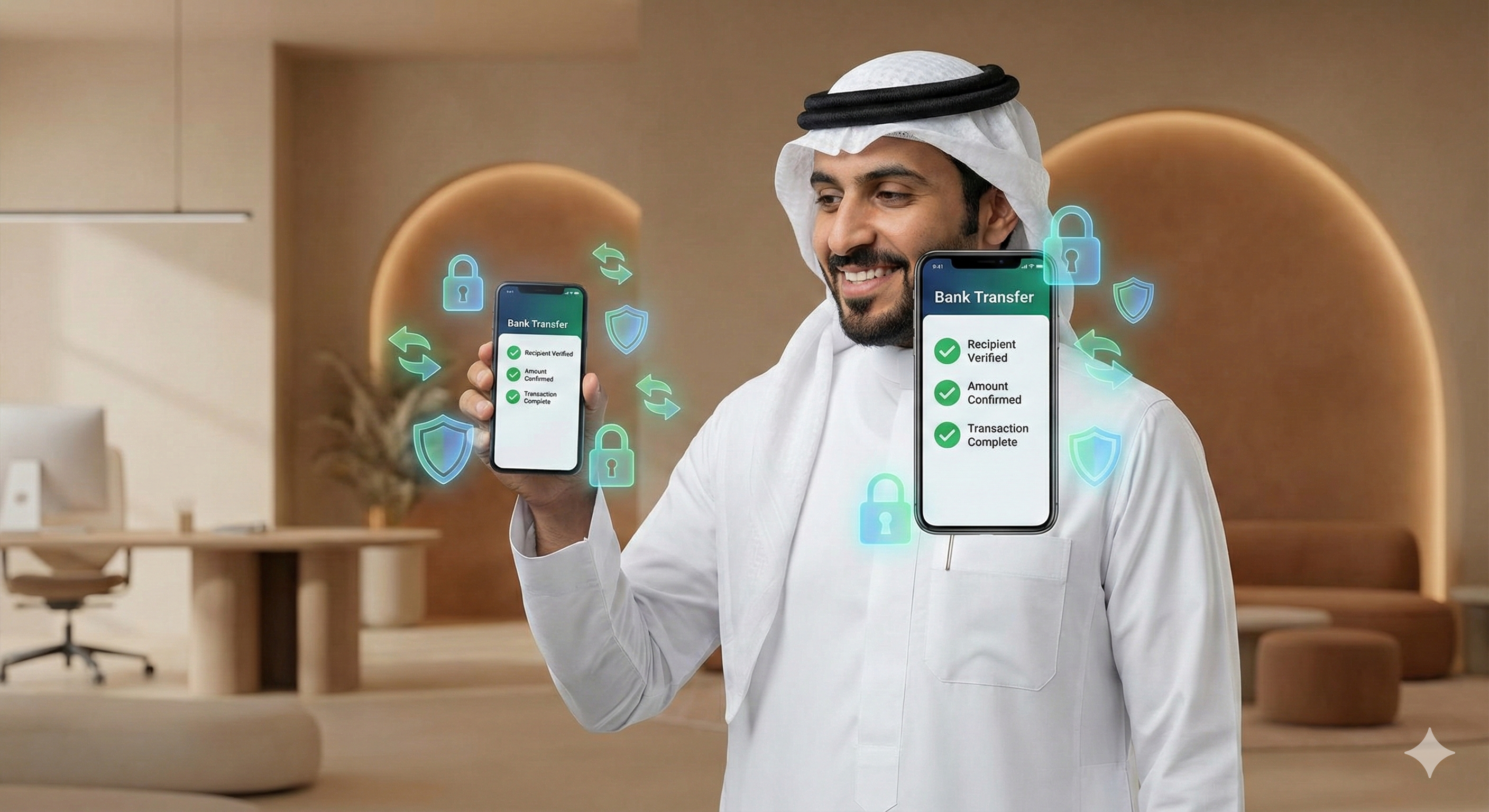 Person reviewing digital checklist on phone