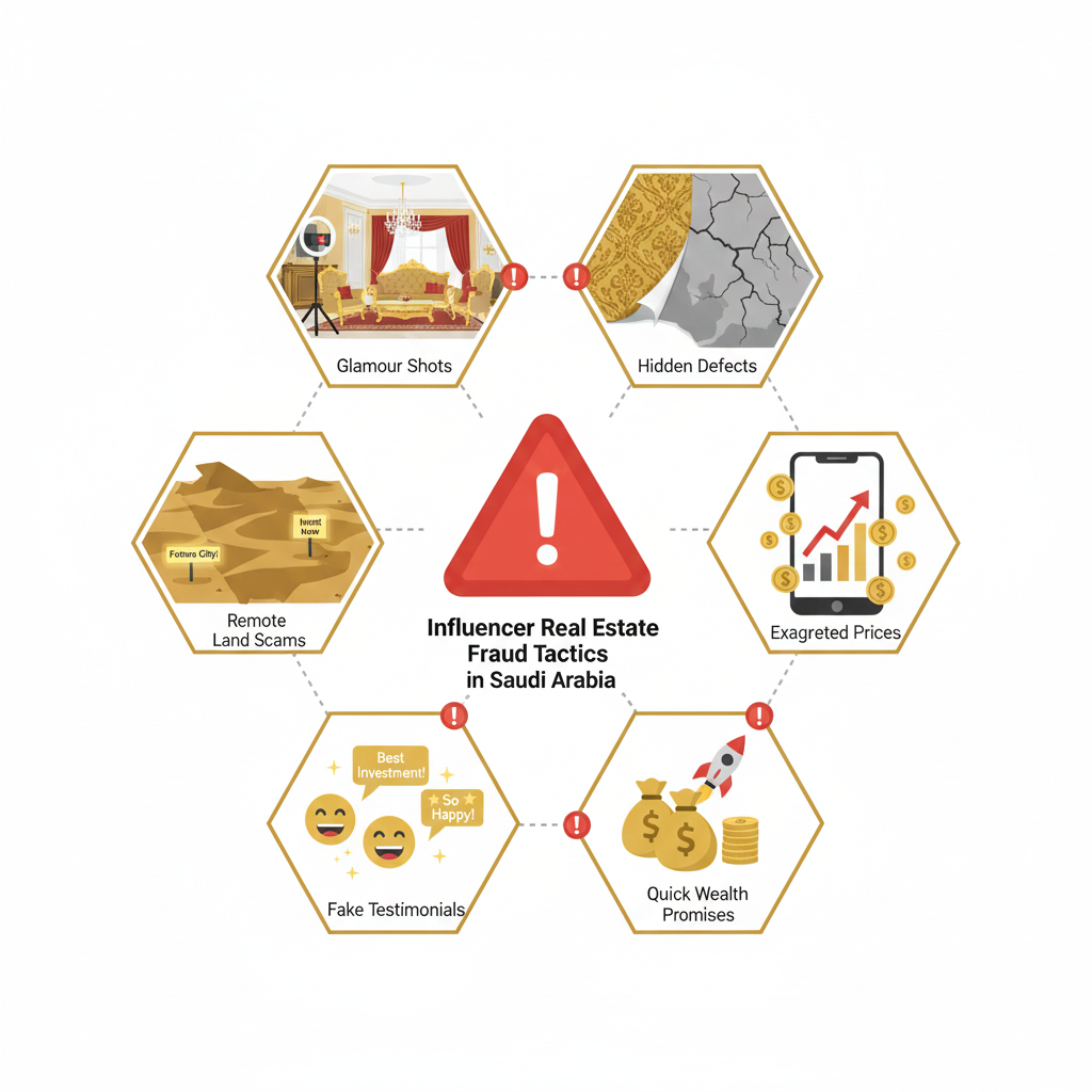 Real estate influencer fraud tactics