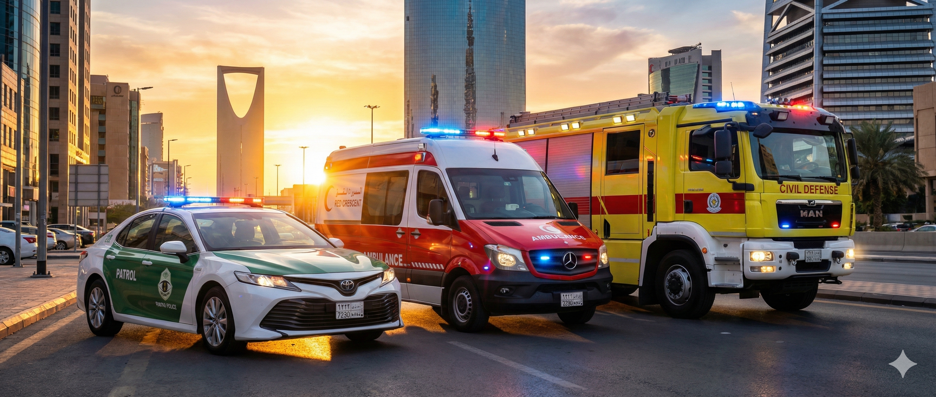 Emergency numbers in Saudi Arabia