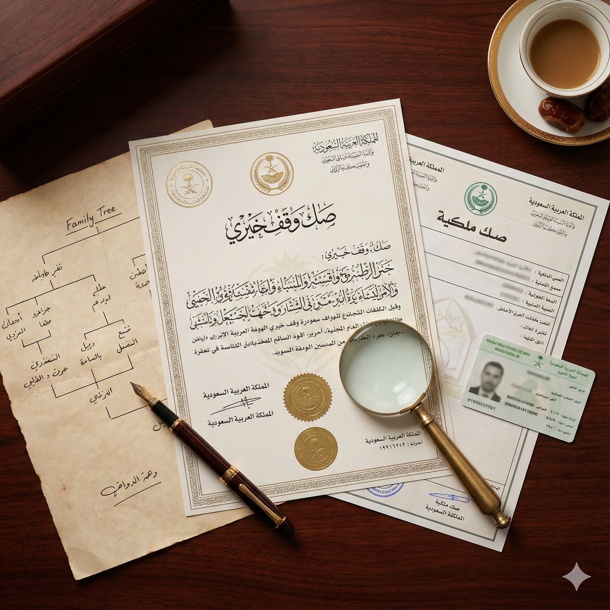 صك الوقفية والوثائق القانونية