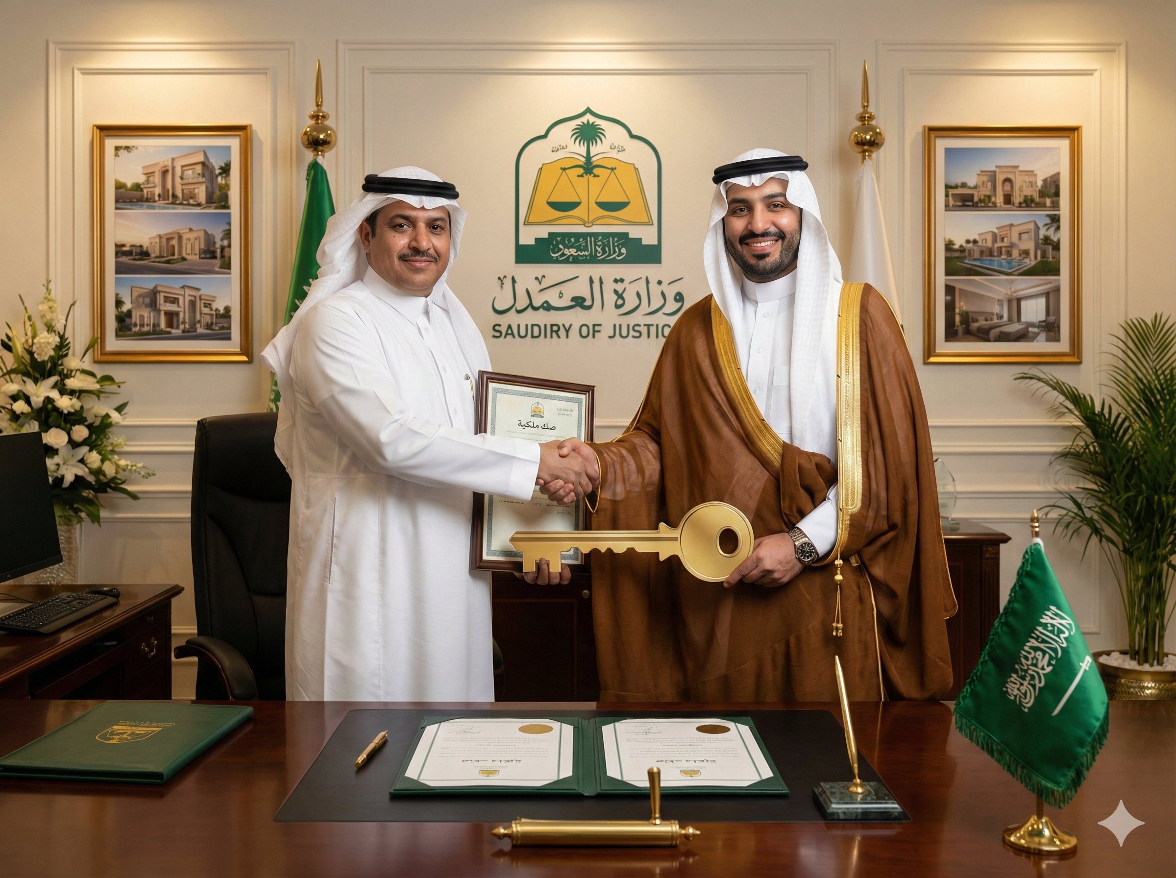 استلام الصك ونقل الملكية