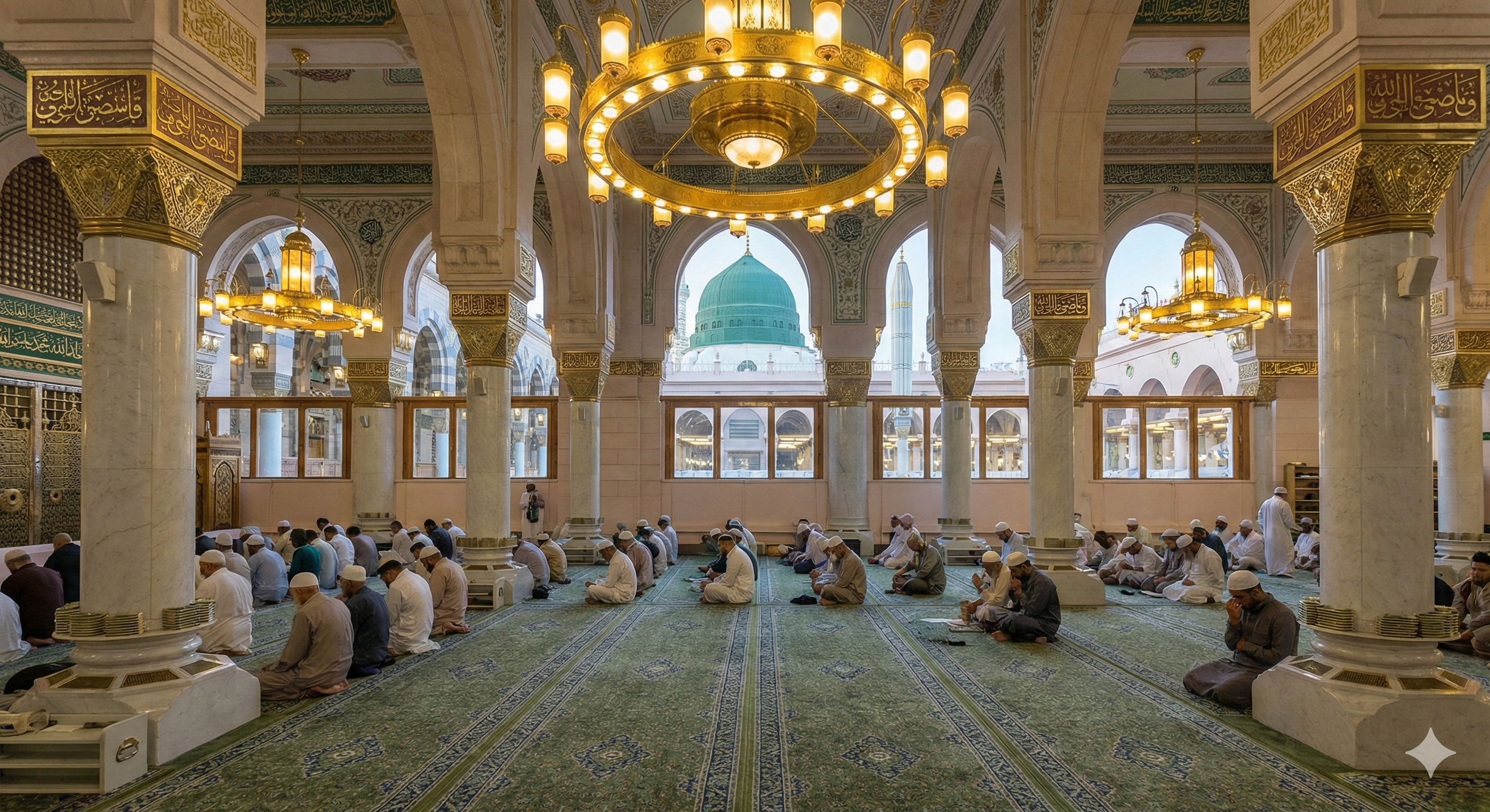 Prophet's Mosque and Rawdah - Madinah