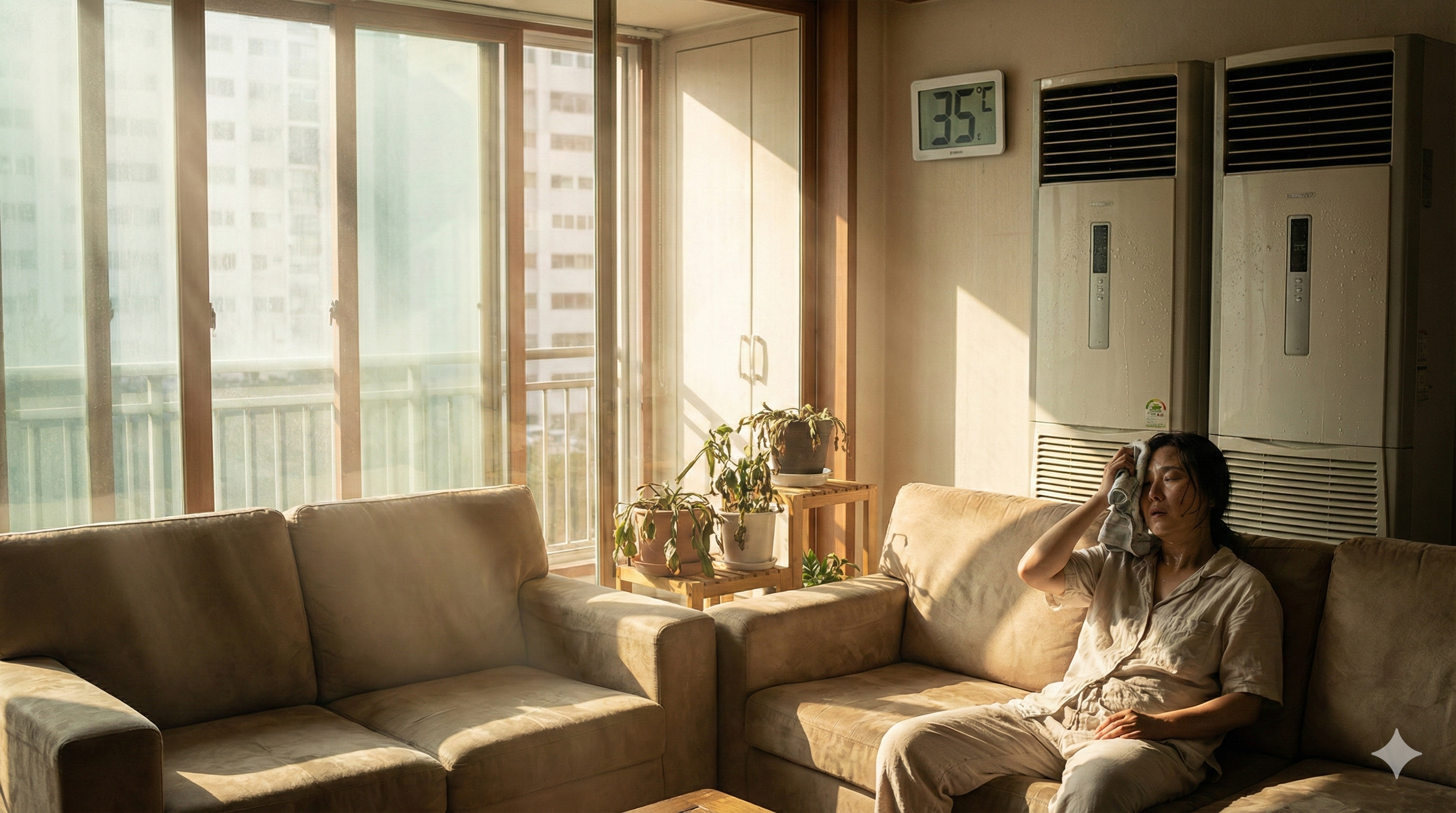 Inside a glass-facade home - The painful reality