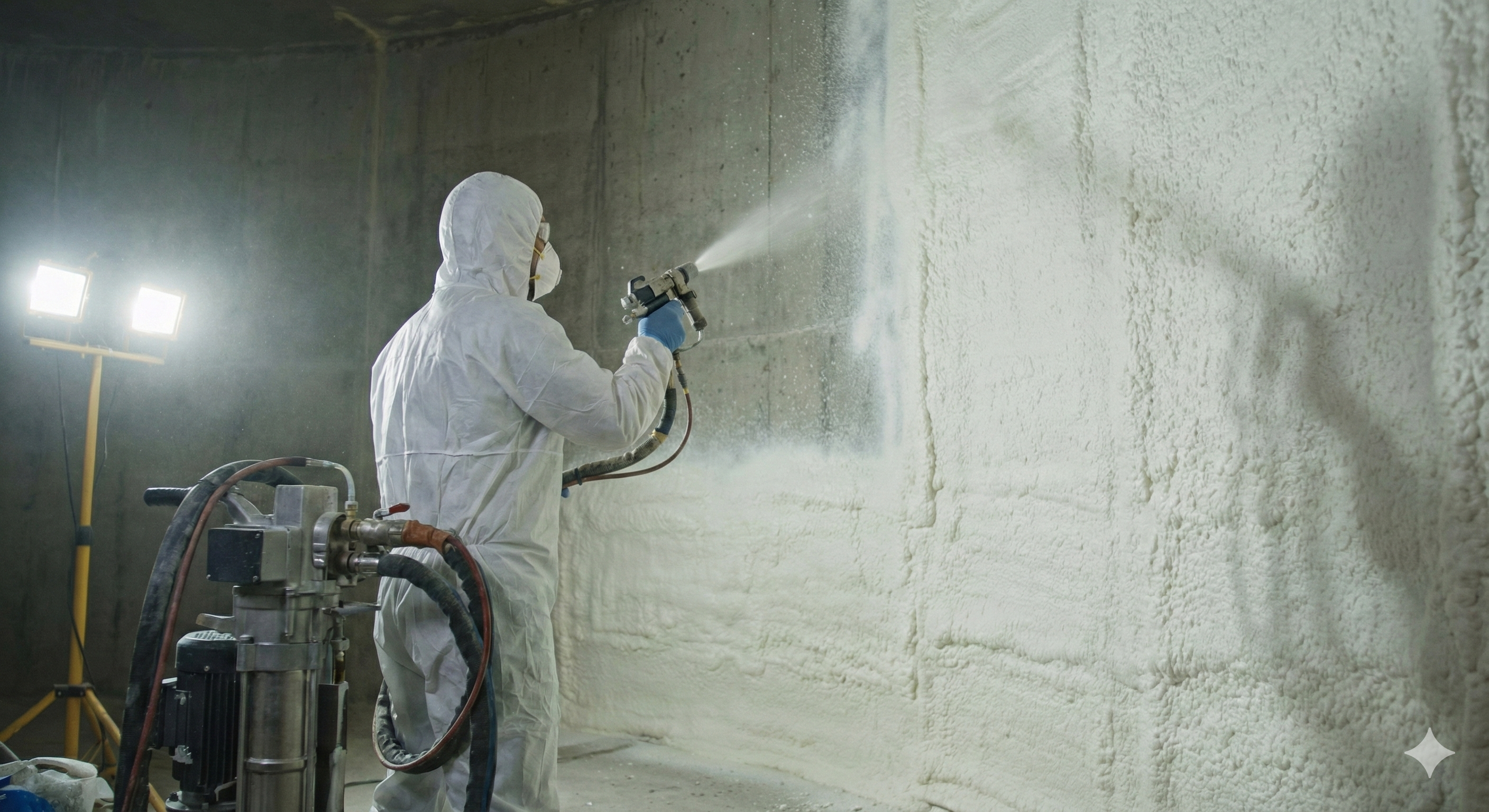 عزل الخزان بمادة الفوم للحماية من التسربات