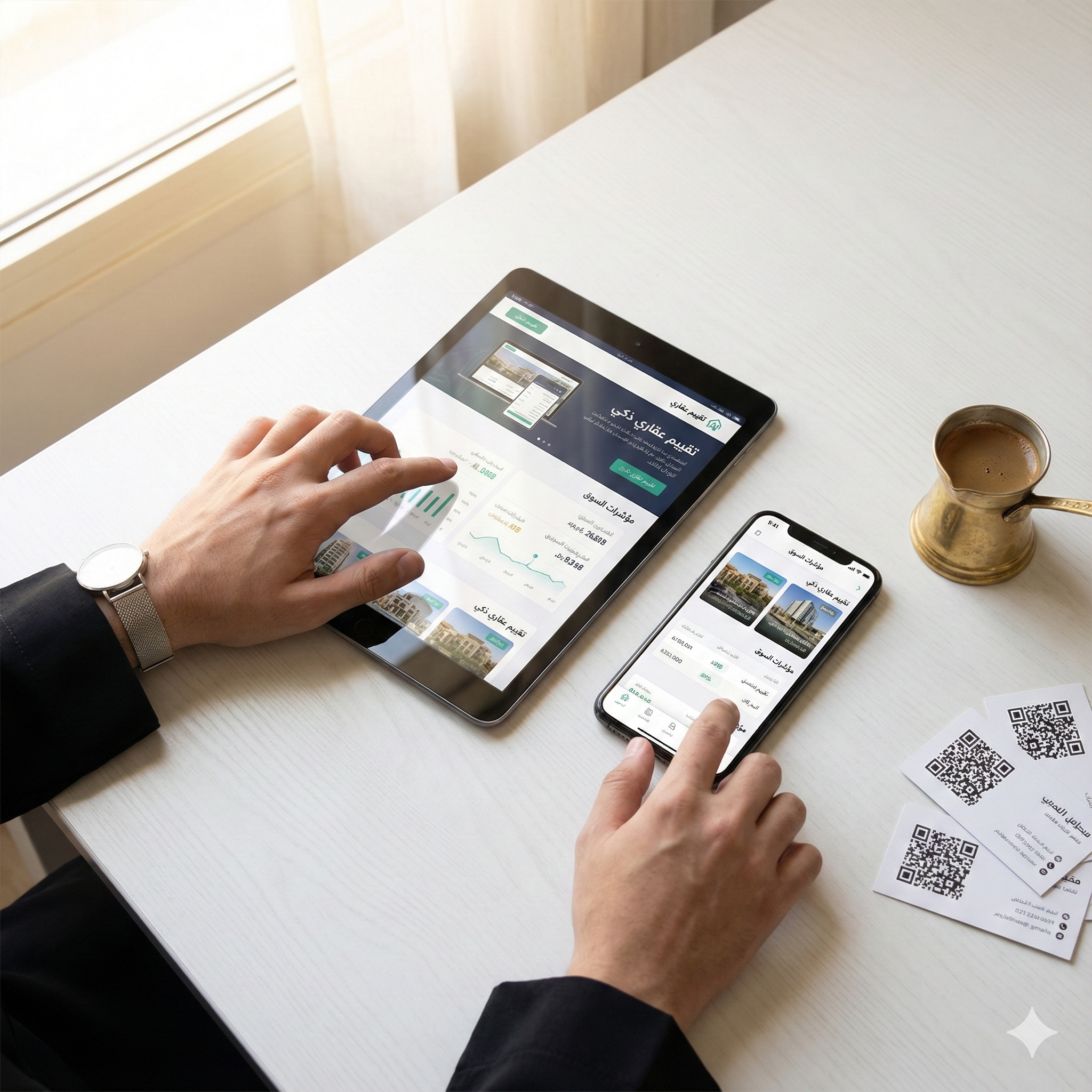 Smart real estate marketer dashboard on Raghdan platform