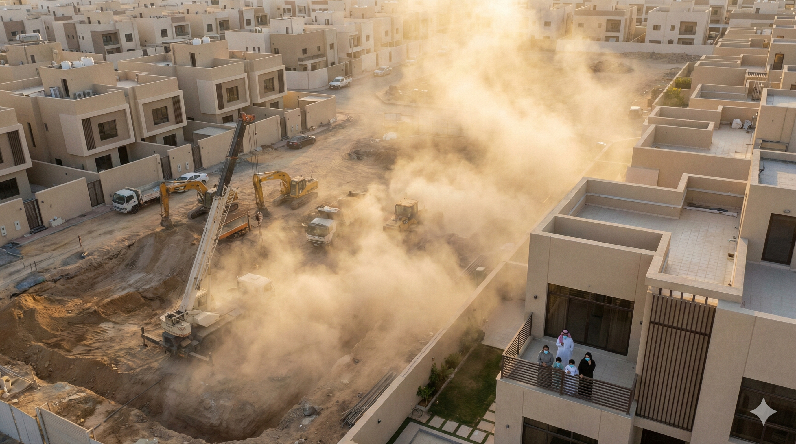 Dust infiltration through poorly sealed windows