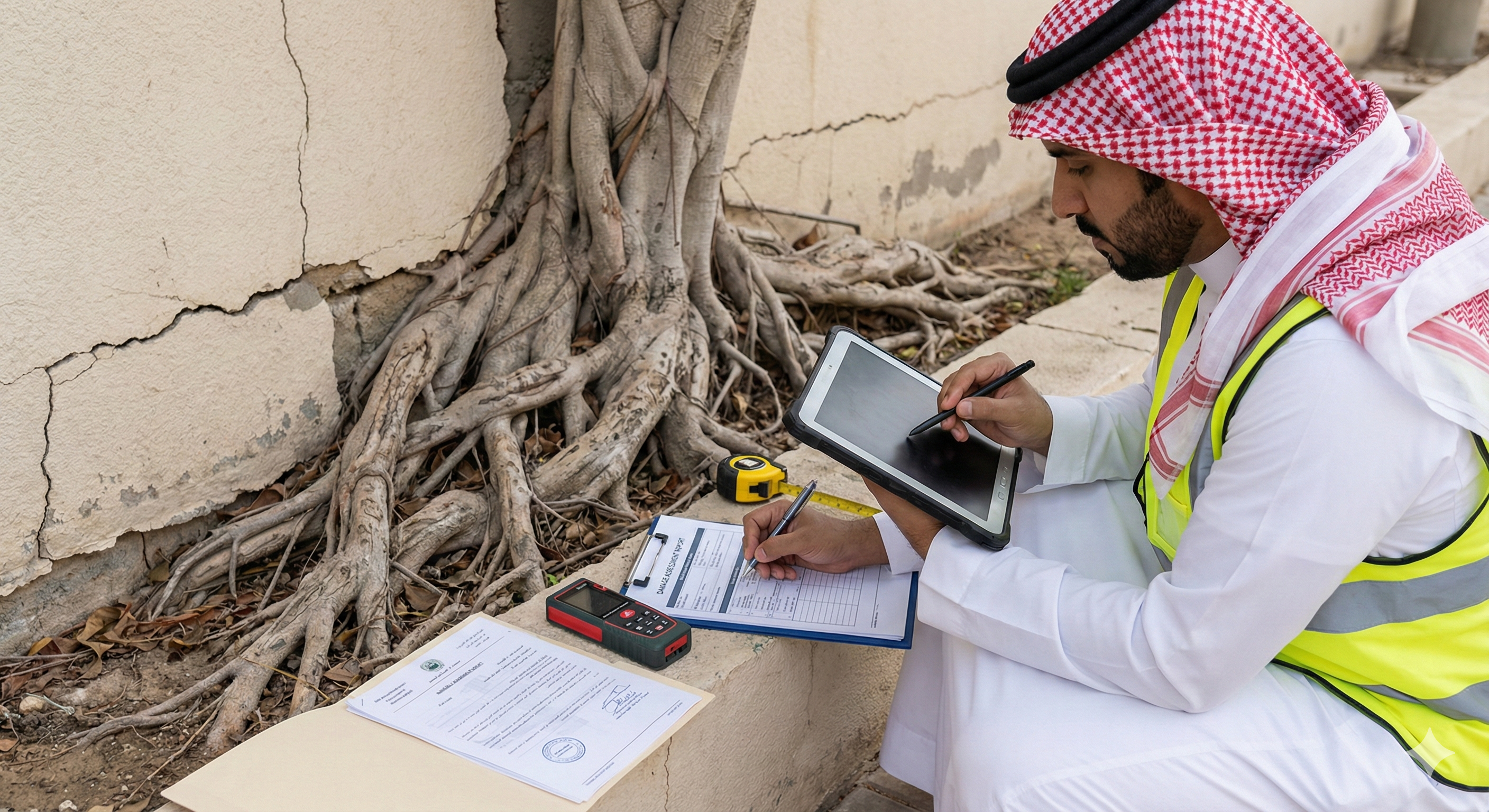 التقييم الهندسي لأضرار الأشجار