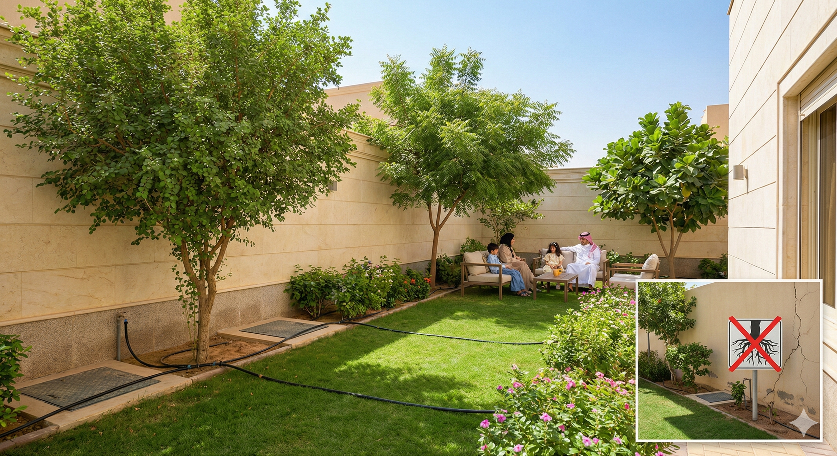 البدائل الآمنة للأشجار الضارة