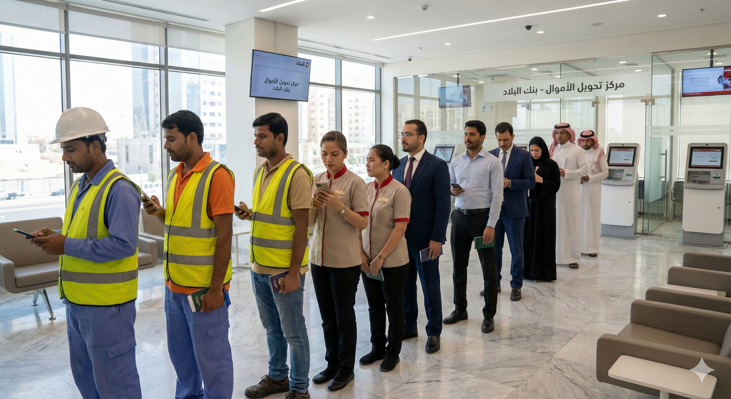 تحويلات العمالة الوافدة من السعودية عبر البنوك والصرافات