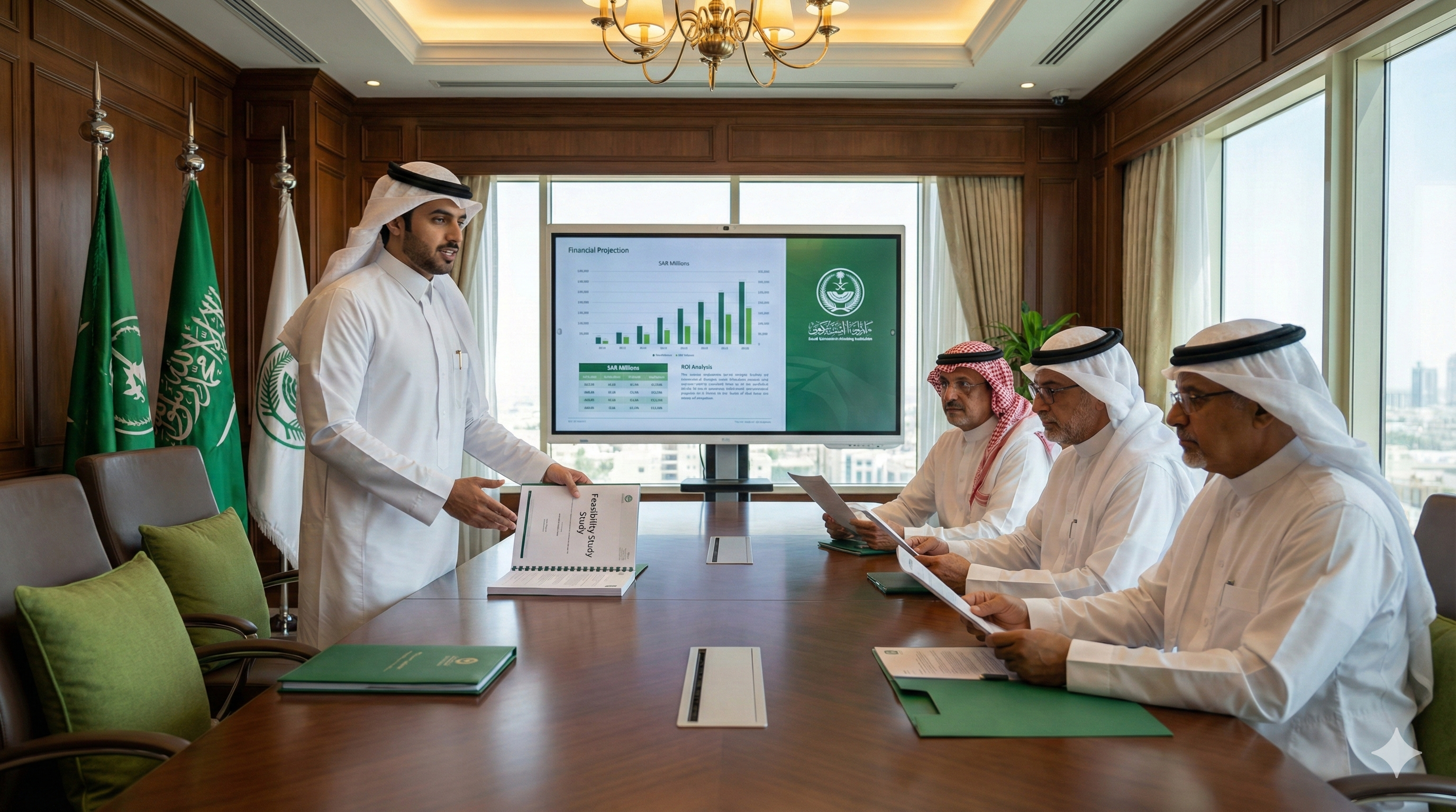 تقديم دراسة الجدوى للجهات التمويلية السعودية