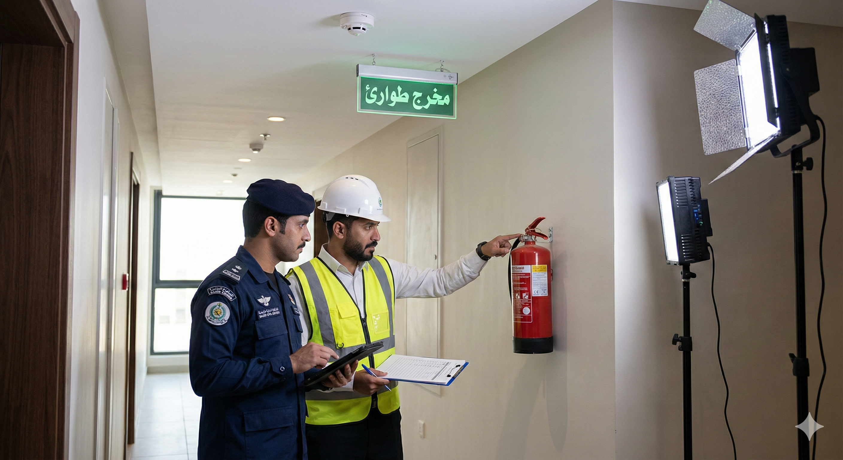 الكشف الهندسي واشتراطات السلامة لمساكن الحجاج